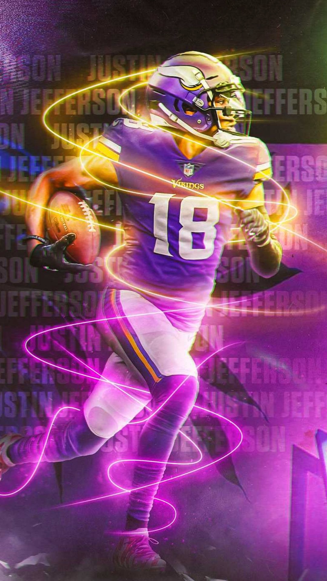 justin jefferson bills catch wallpaper