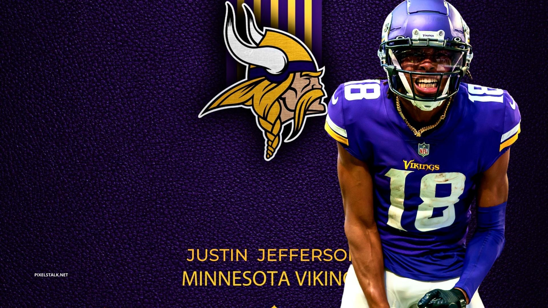 Download Justin Jefferson Minnesota Vikings Wallpaper