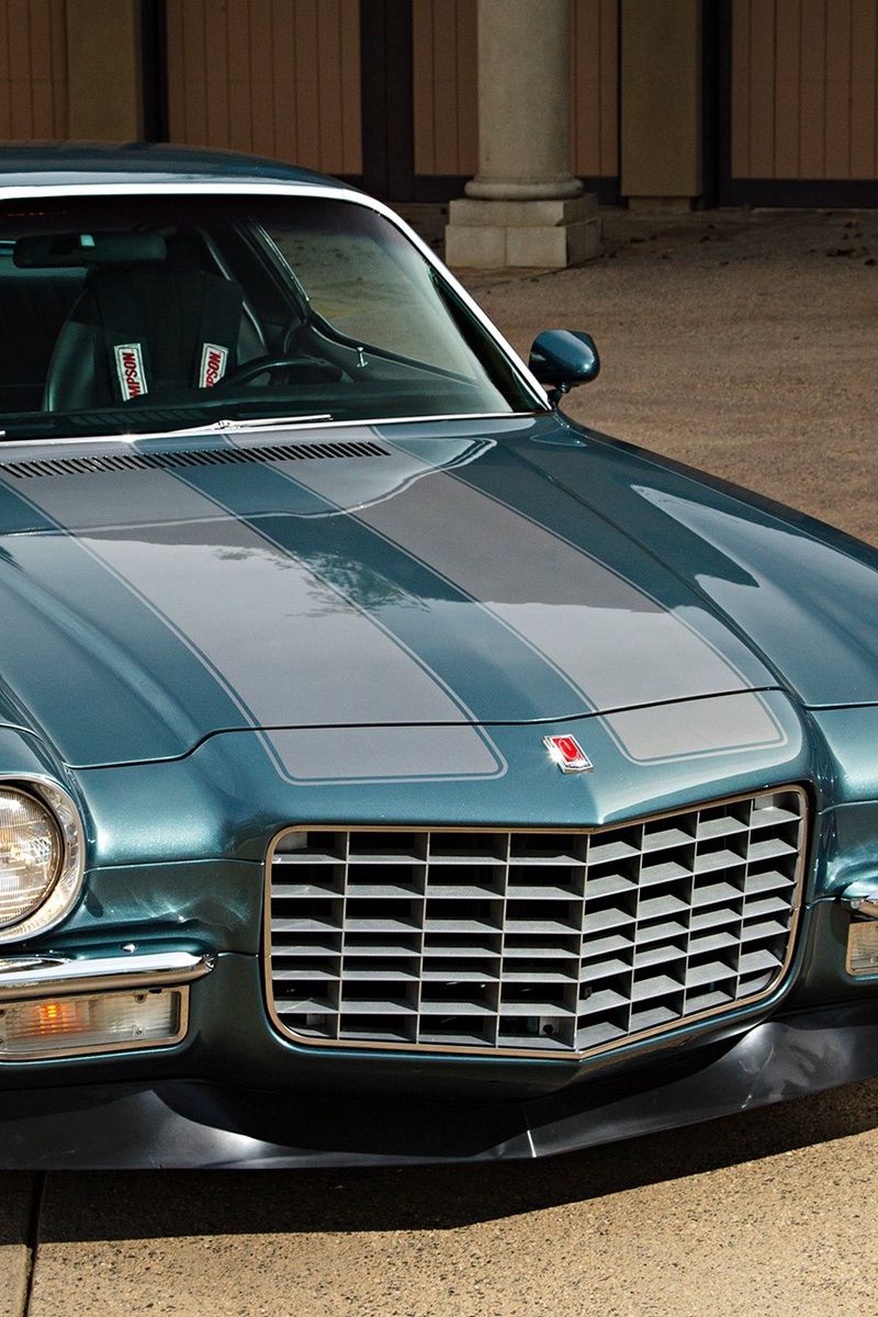 Download Wallpaper 800x1200 1971, Chevrolet, Camaro, Front Bumper, Car, Front View Iphone 4s 4 For Parallax HD Background