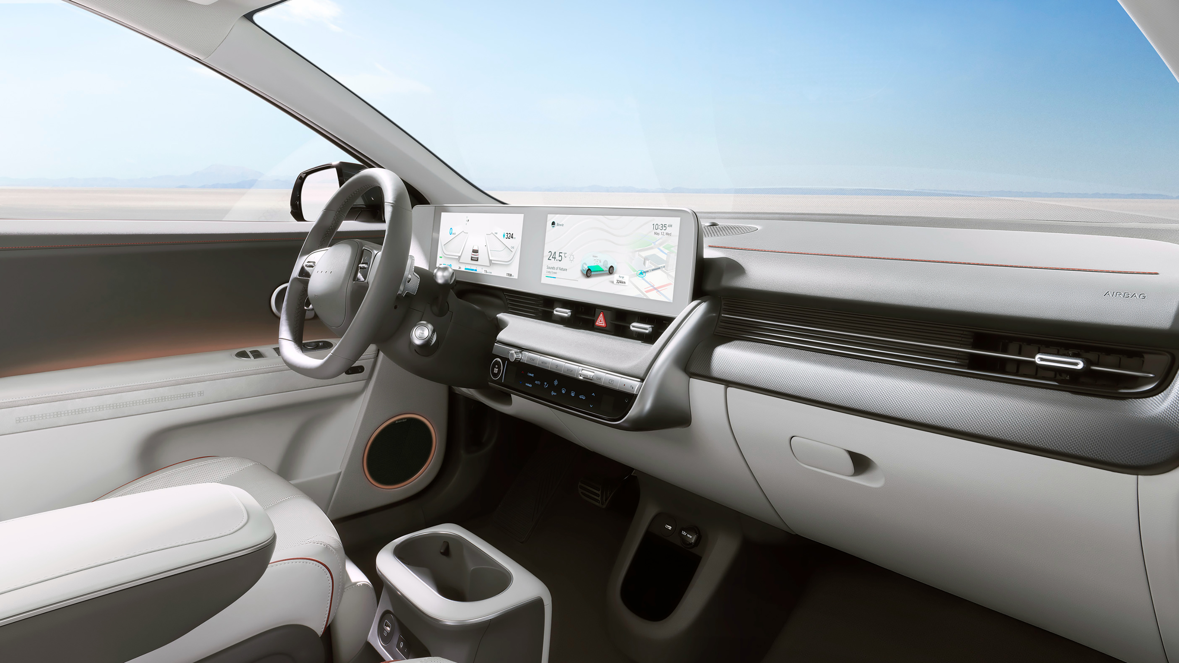 Hyundai IONIQ 5 2021 4K Interior Wallpaper Car Wallpaper