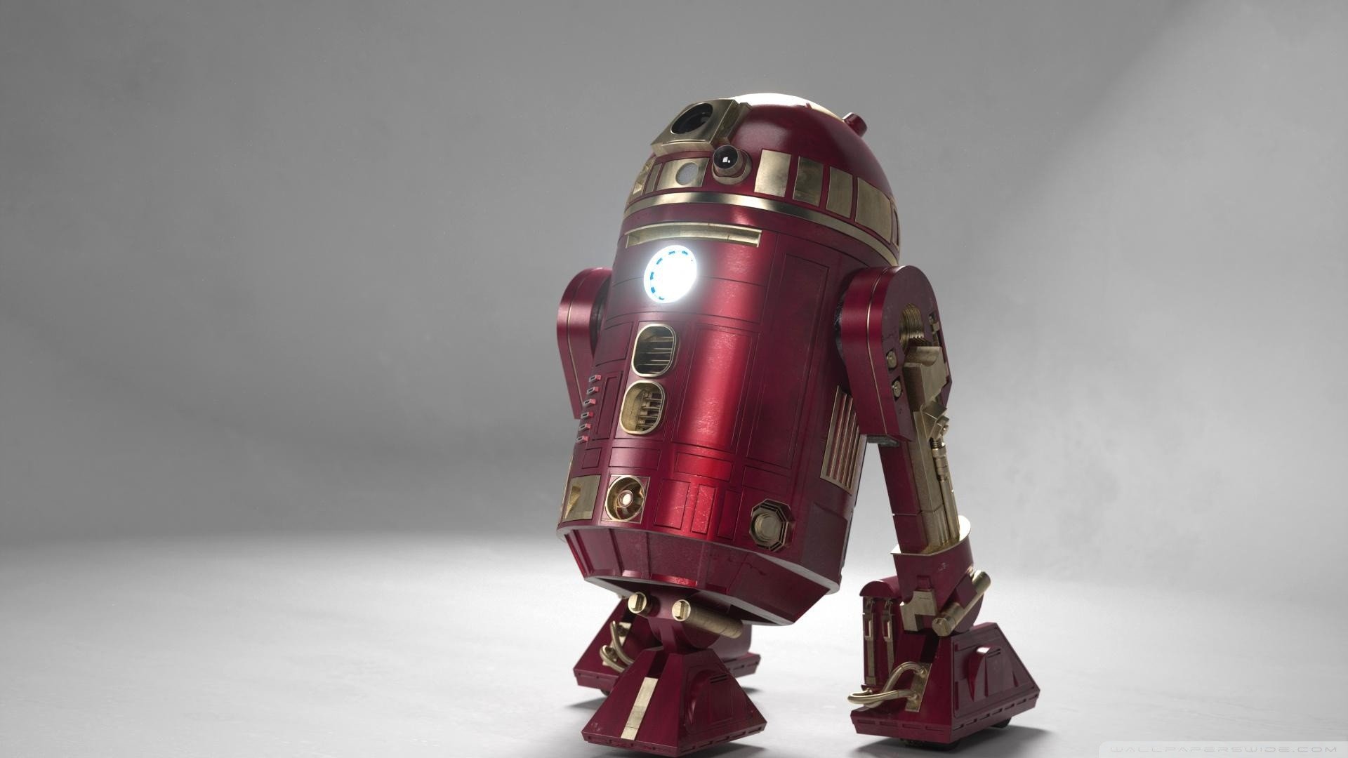 star, Wars, Iron, Man, R2d2 Wallpaper HD / Desktop and Mobile Background