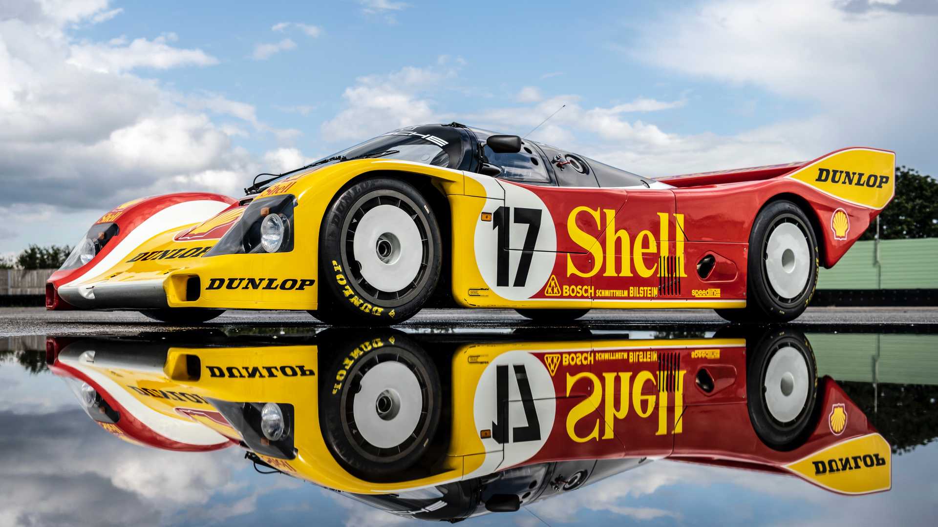 Porsche 962 C race car restored to original 1987 condition
