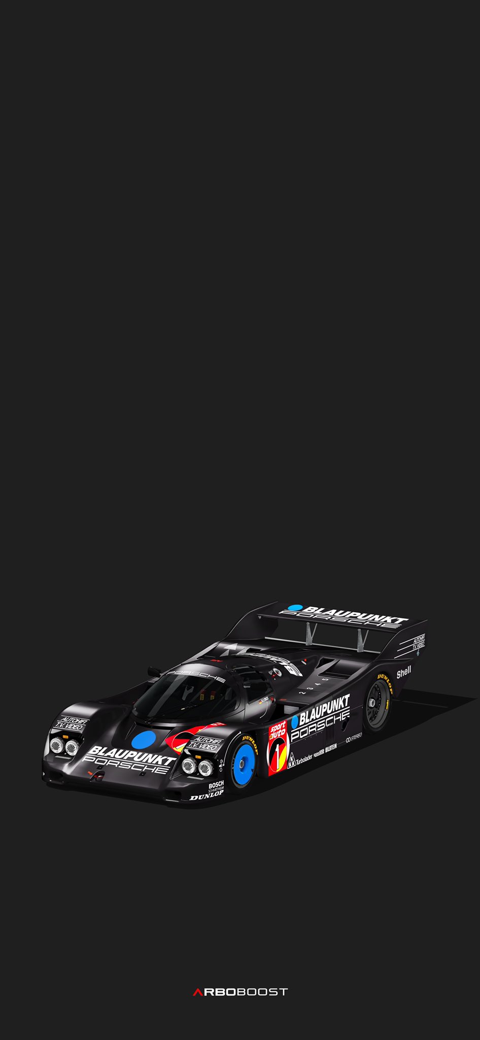 arboboost Porsche 962 posters and tees