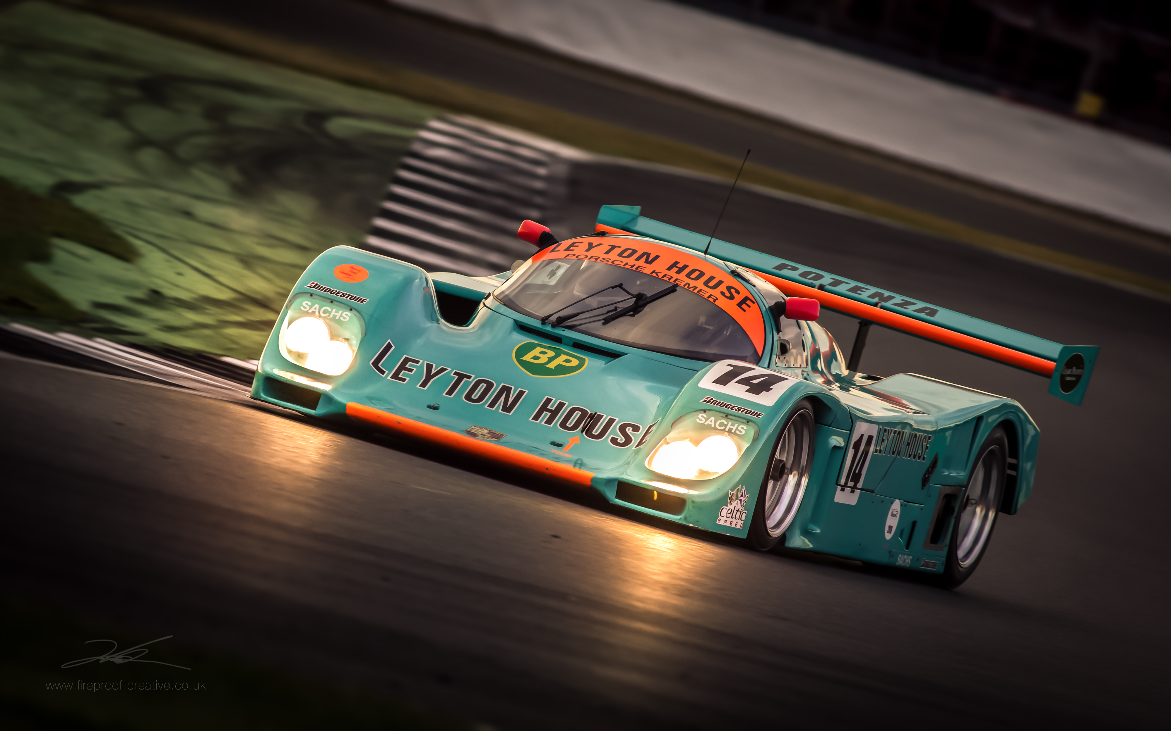 OT Leyton House Porsche 962 from the Silverstone Classic
