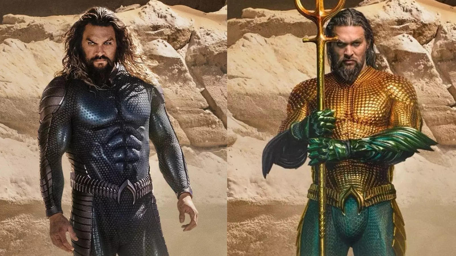 Aquaman and the Lost Kingdom: Jason Momoa debuts new metallic stealth suit in first look posters. English Movie News of India