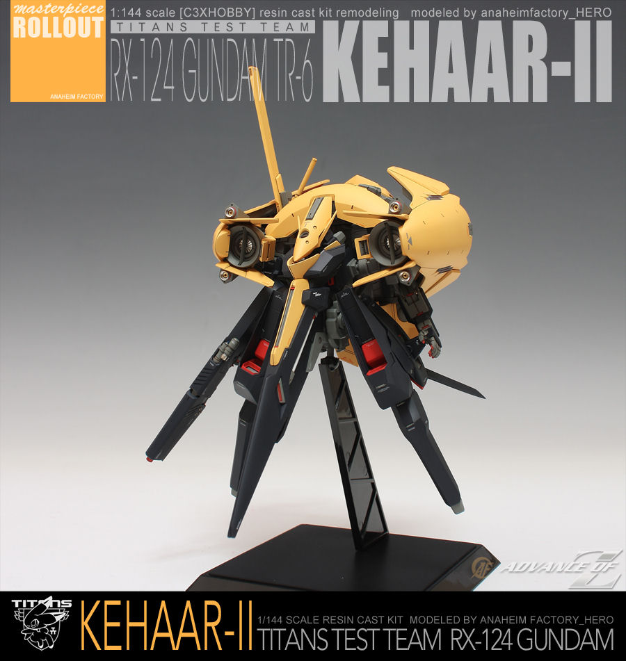 144 [C3xHobby] Resin Kit Remodeling By HERO: RX 124 Gundam TR 6 Kehaar II CORPUSCULUM