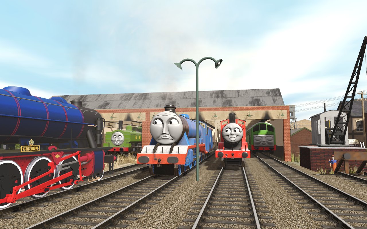 dcg12b it was mentioned that Gordon would be the star attraction at the steam gala, Gordon naturally felt honoured. However, the next day he was most bemused when a