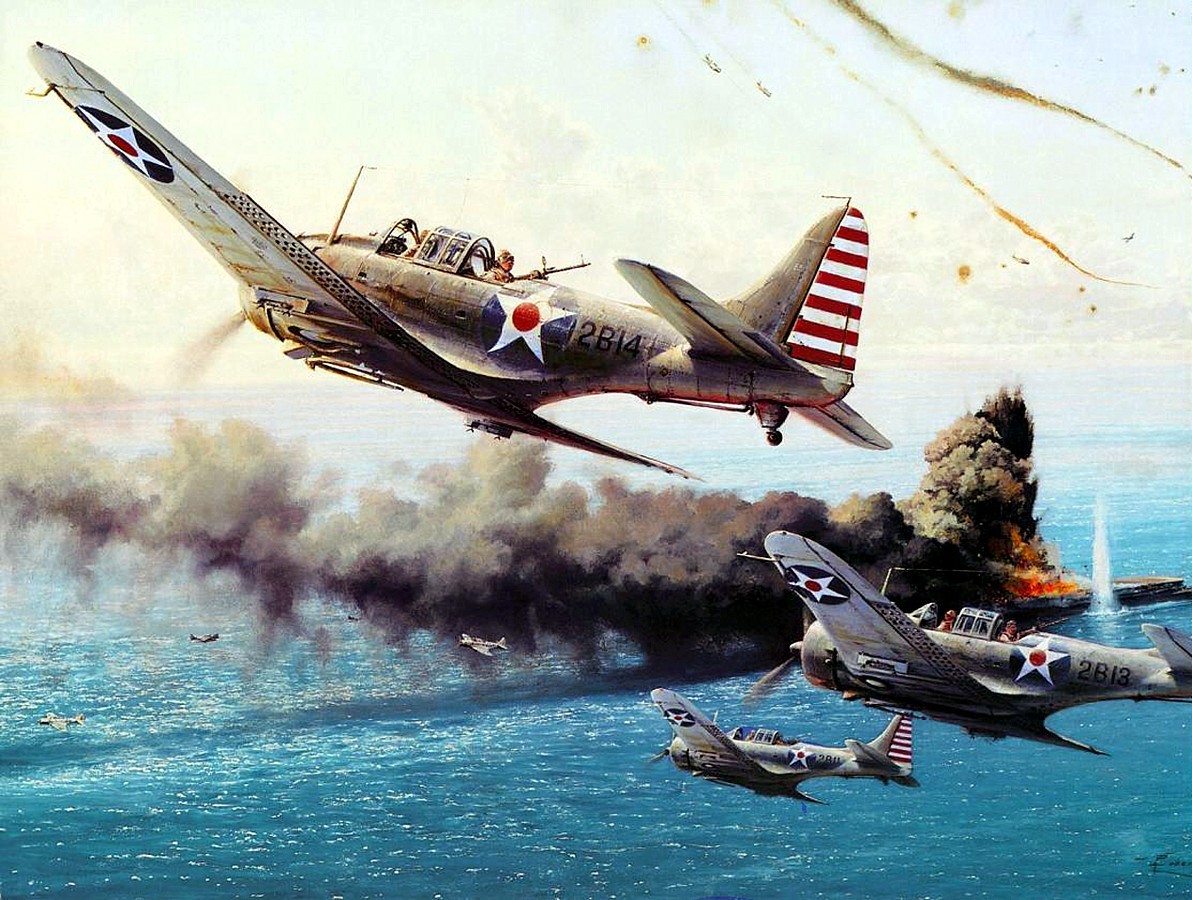 Wallpaper, 1192x900 px, Dauntless, Dive bomber, McDonnell Douglas, military aircraft, pacific, World War II 1192x900