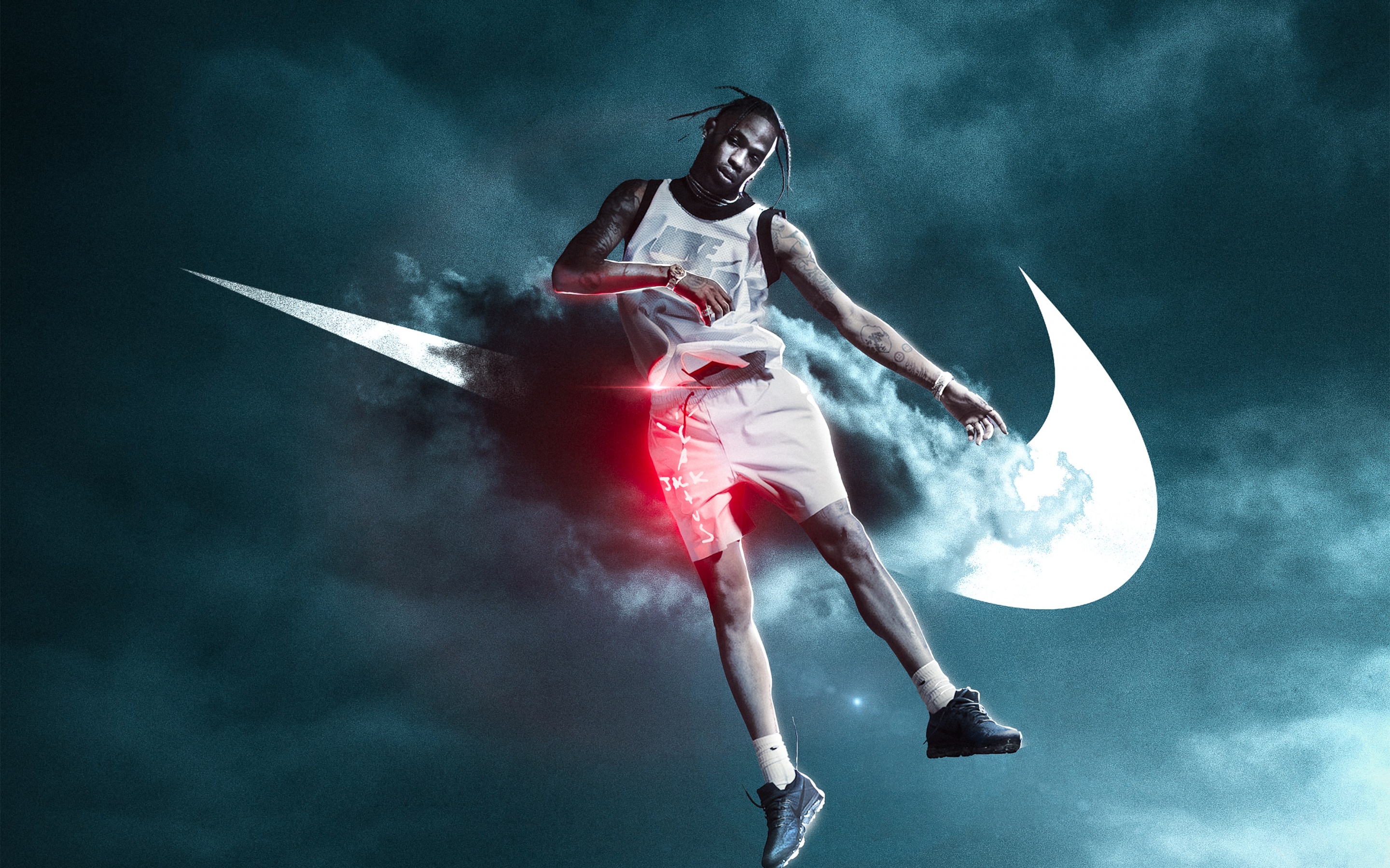 Travis Scott Wallpaper 4K, Nike