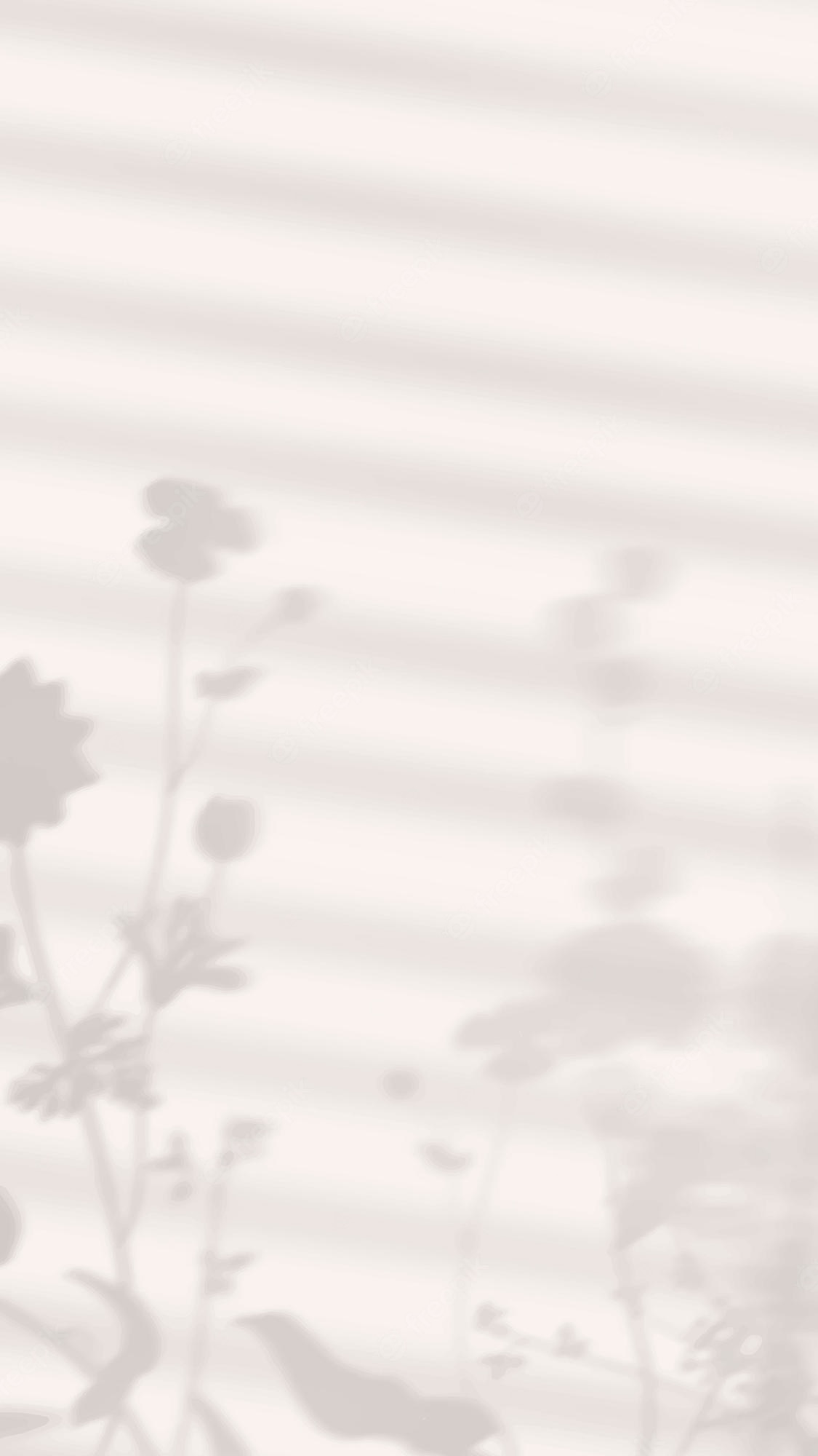 Free Vector. Aesthetic phone wallpaper background vector, leaf shadow with natural light