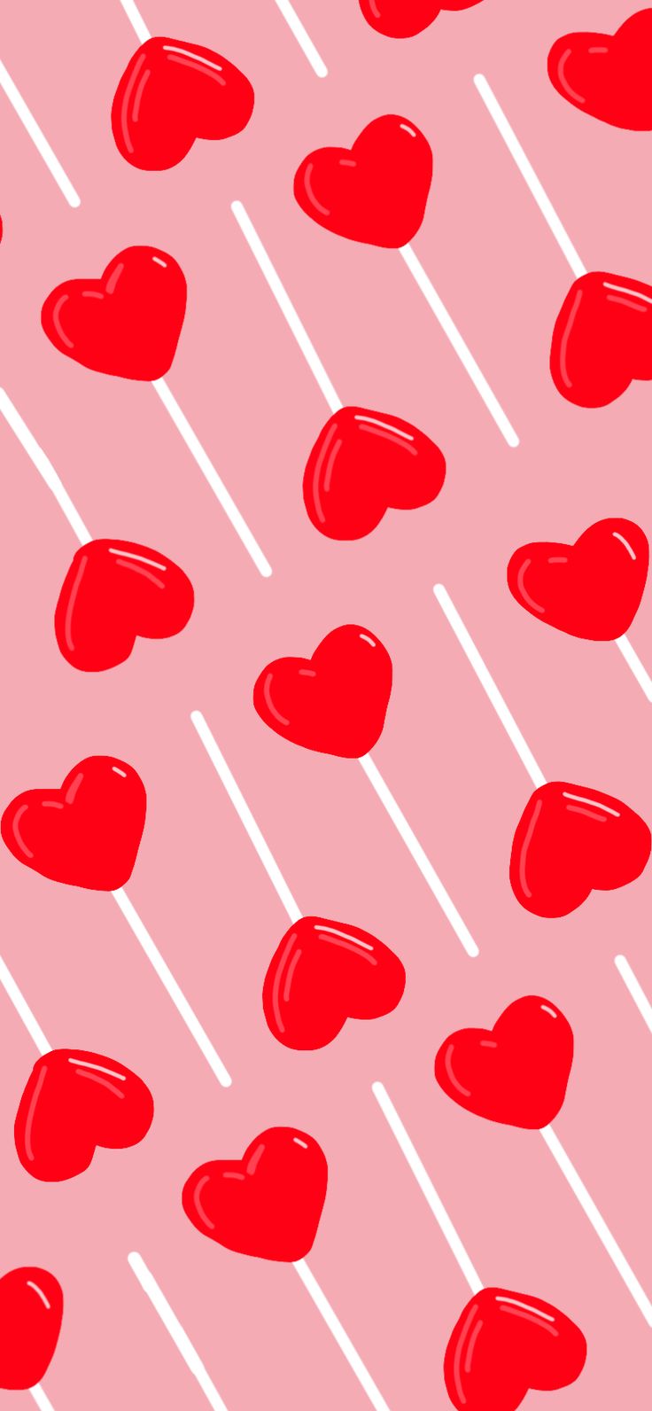 Lollipop Love iPhone Wallpaper. Valentines wallpaper iphone, Valentines wallpaper, Cute wallpaper background