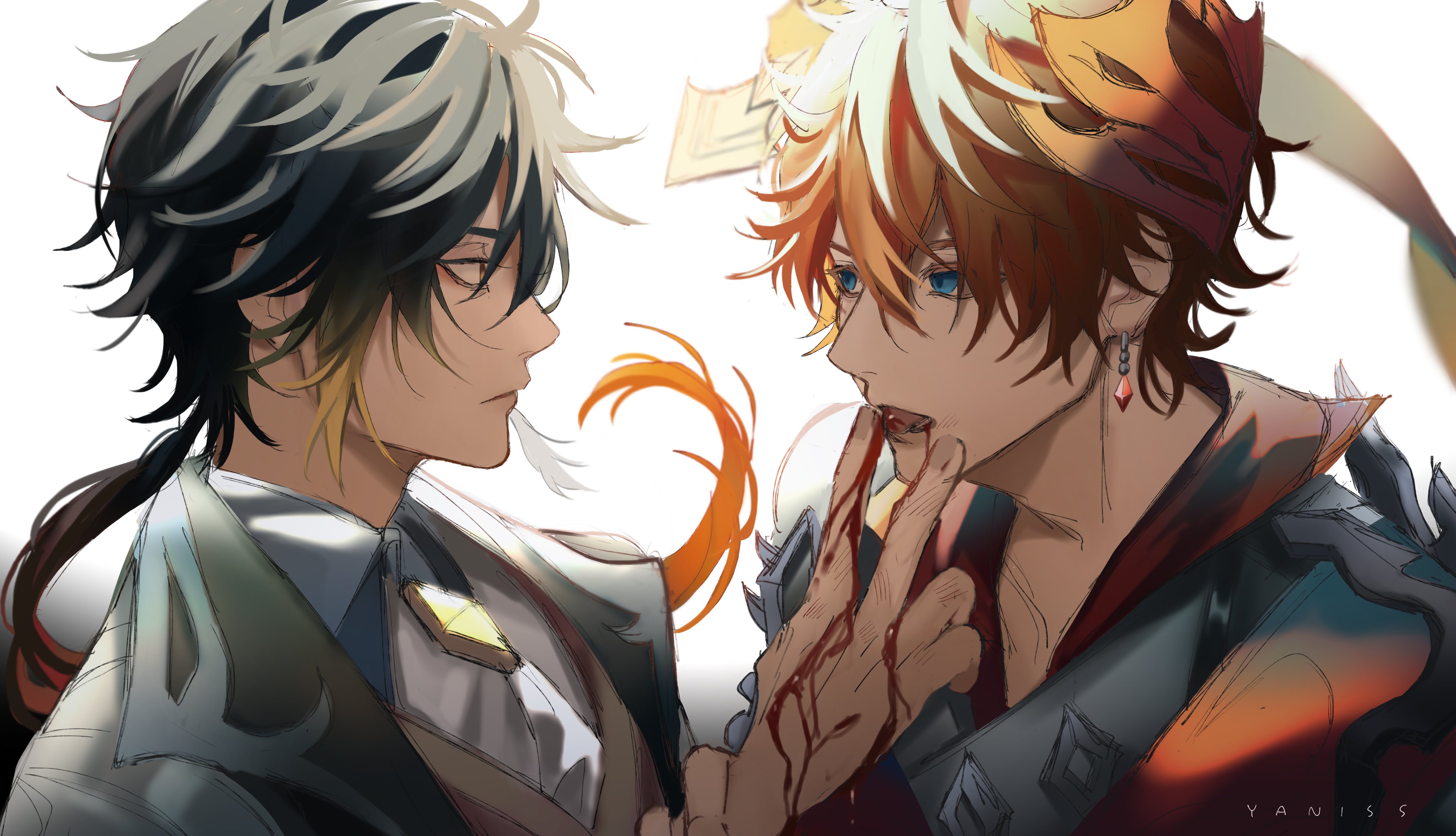 Zhongli (Genshin Impact) 4K, Tartaglia Childe (Genshin Impact), Zhongli (Genshin Impact) Gallery HD Wallpaper