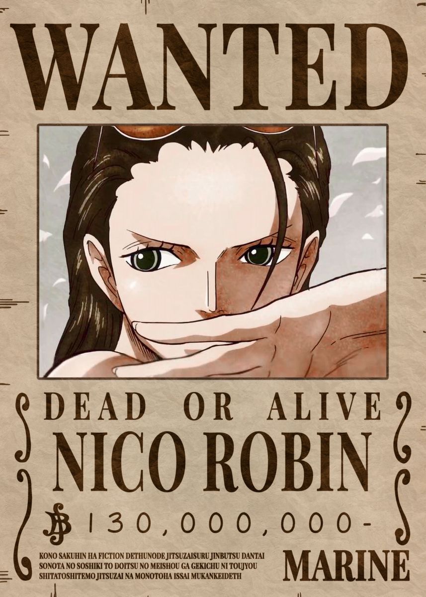 Robin Bounty Wanted Poster' Poster