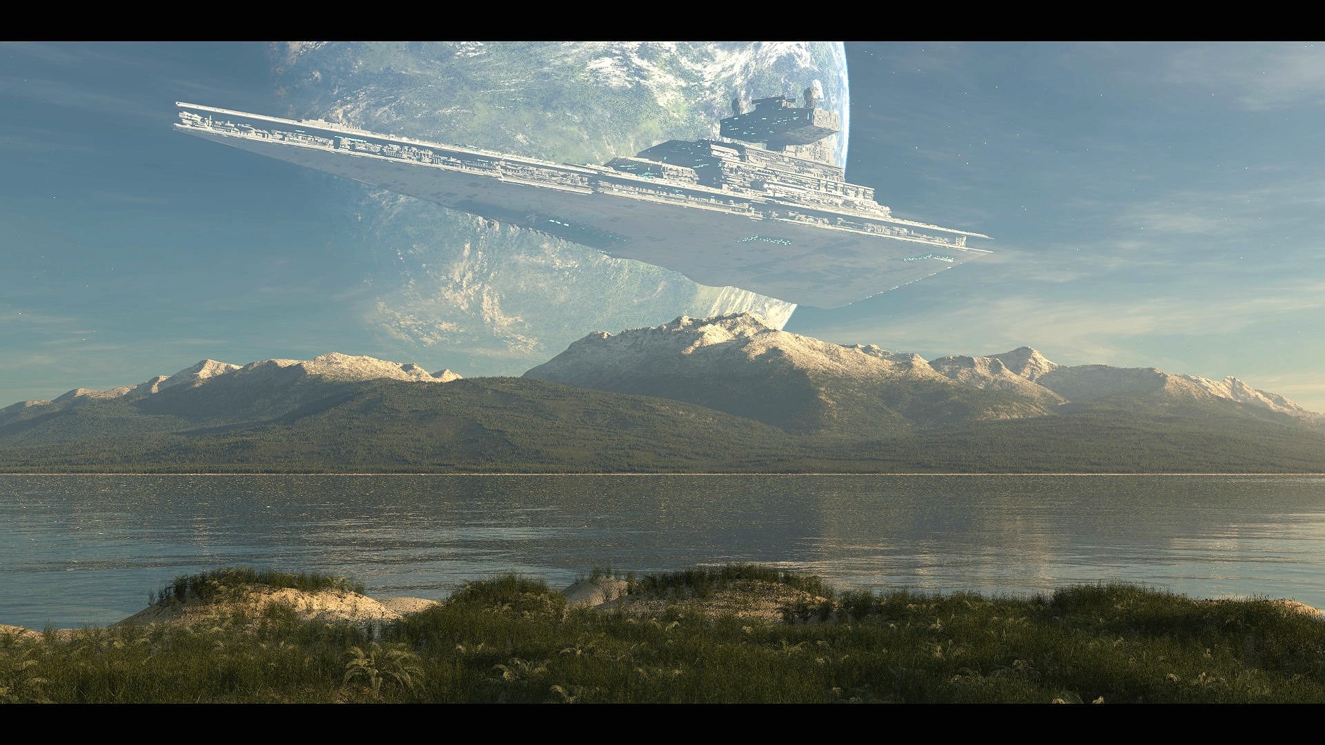 Free download Star Wars Landscape Wallpaper - [1920x1080] for your Desktop, Mobile & Tablet. Explore Star Wars Background Space Landscape. Star Wars Landscape Wallpaper, Star Wars Space Wallpaper