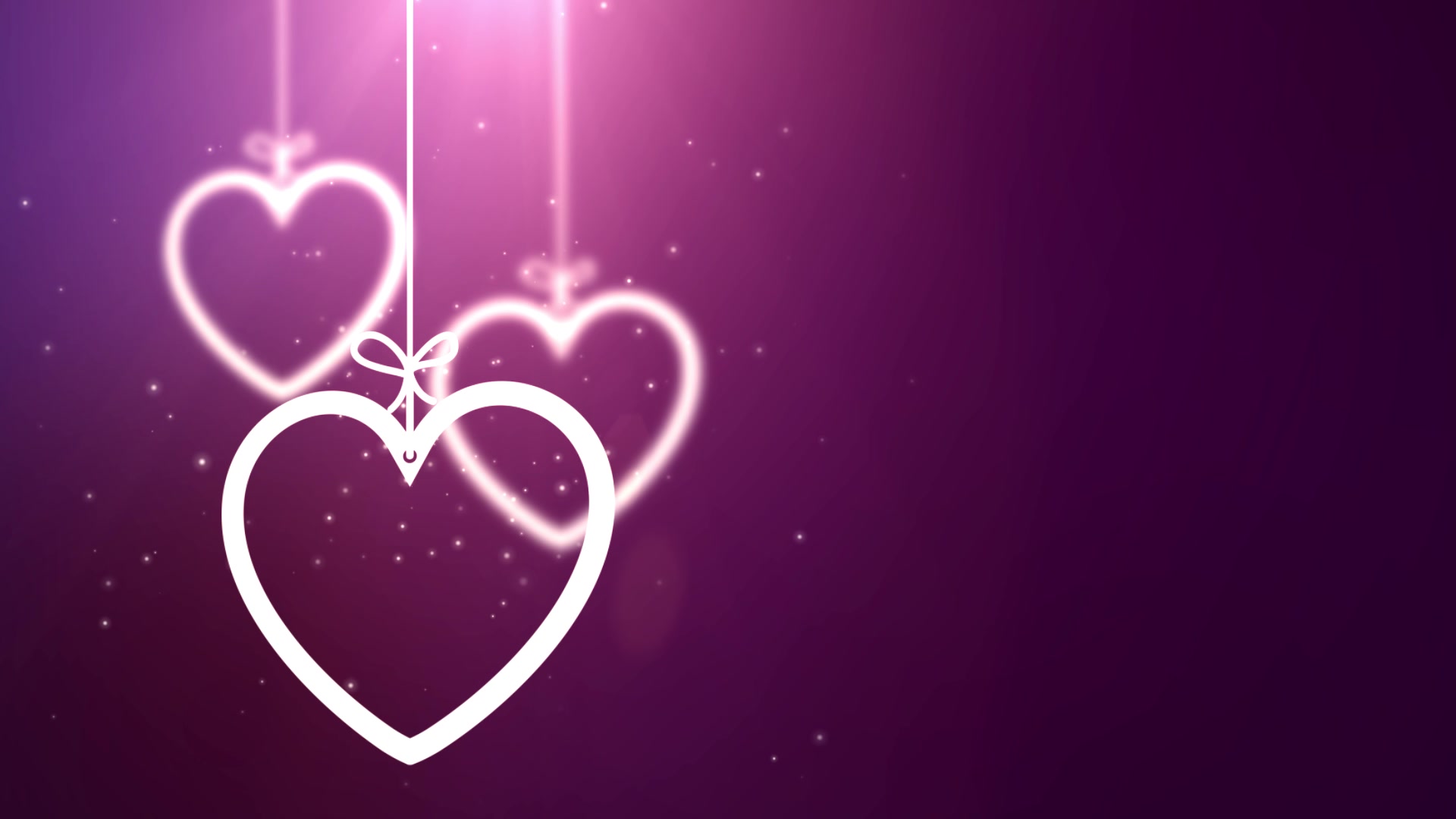 paper valentine hearts falling down hanging on string pink background HD Video Clips & Stock Video Footage at Videezy!