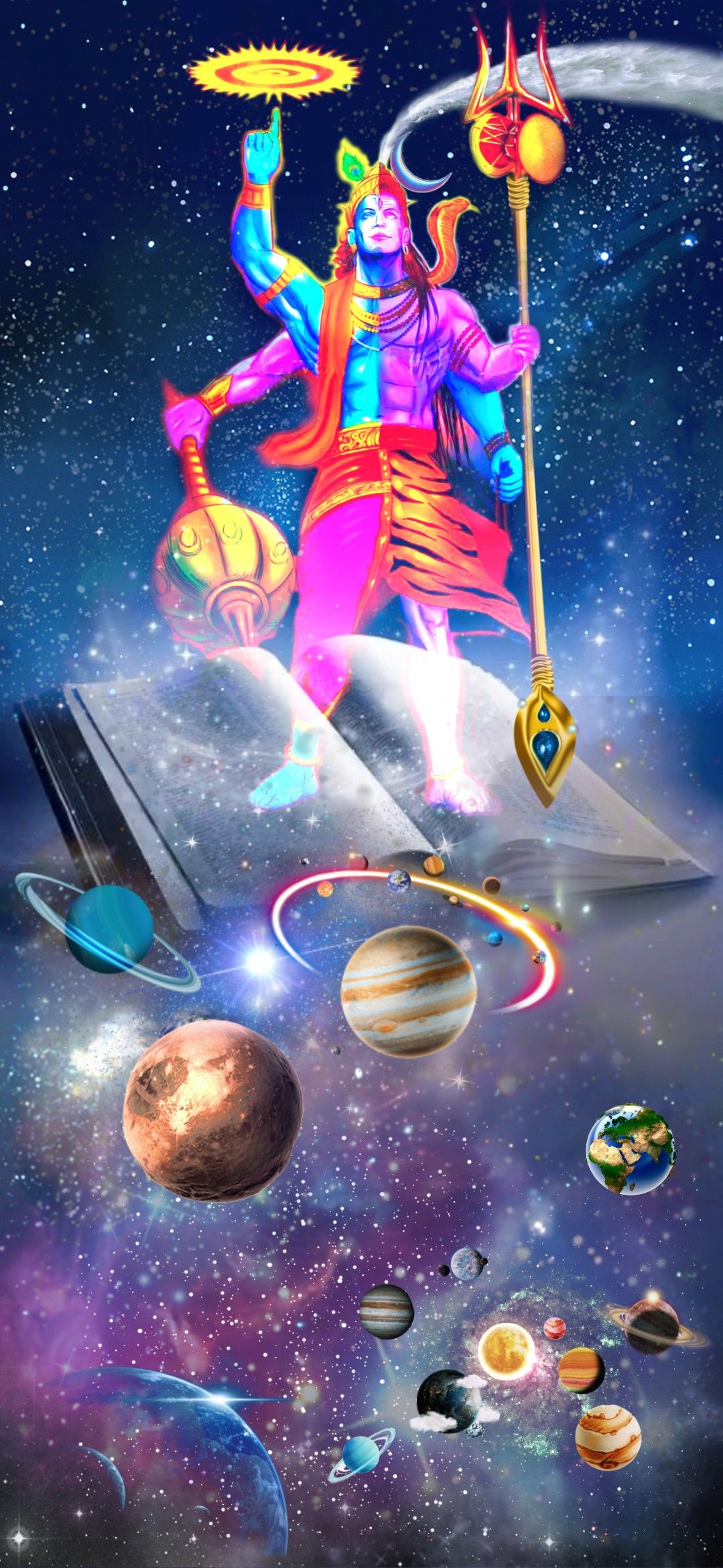 Krishna Universe Wallpaper