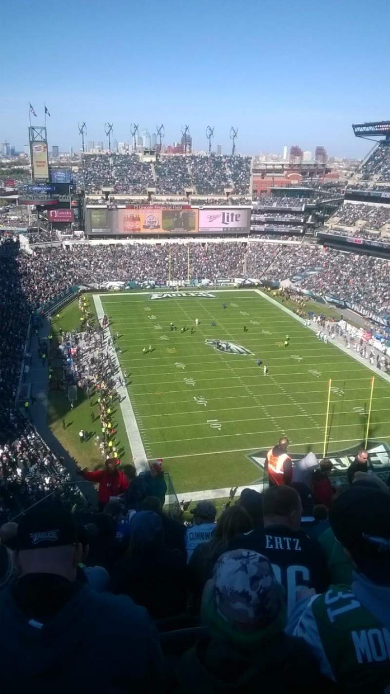 Photos at Lincoln Financial field
