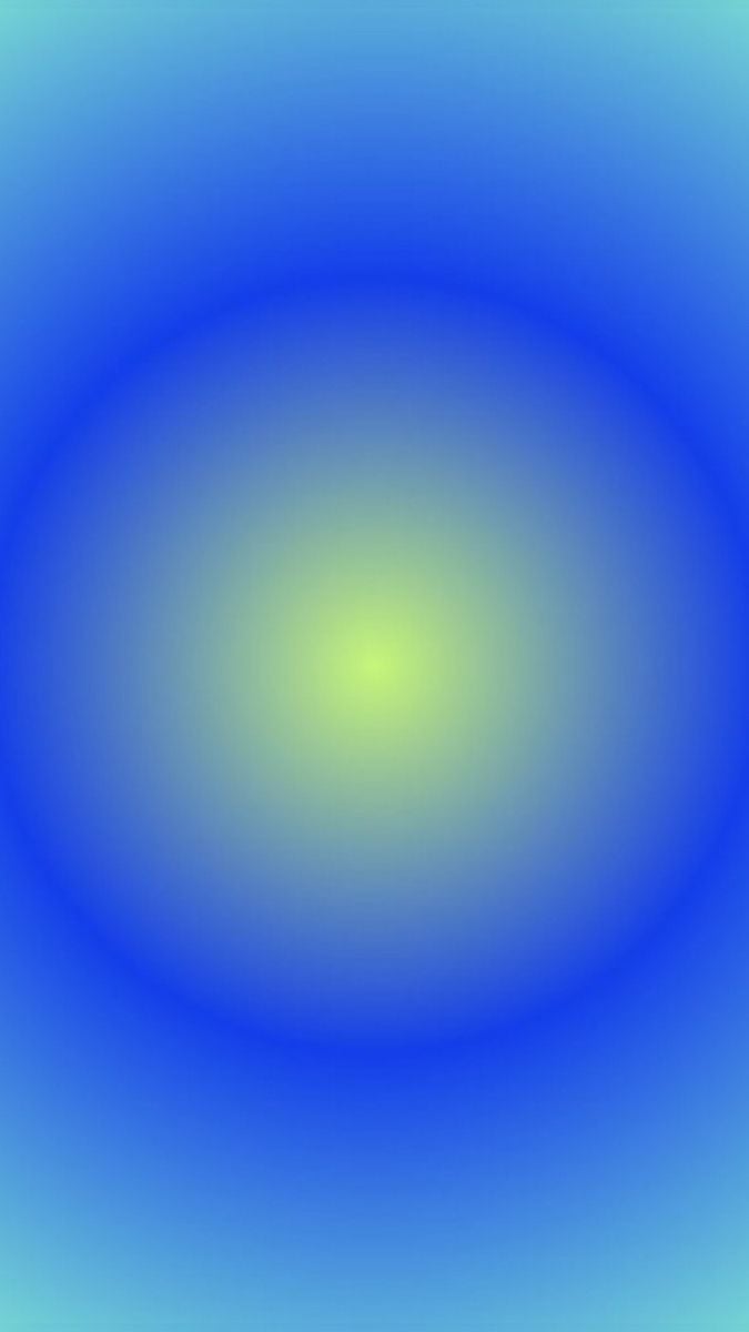 yellow and blue radial / circle gradient