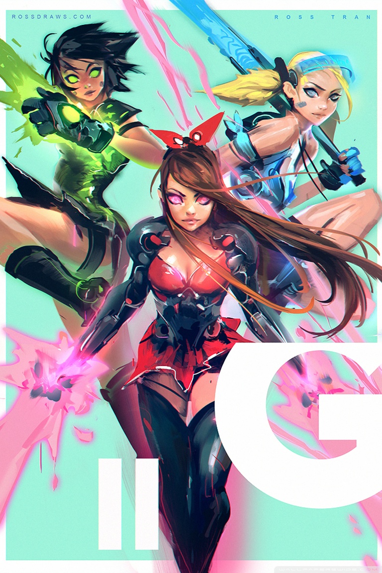 Powerpuff Girls Ultra HD Desktop Background Wallpaper for: Tablet