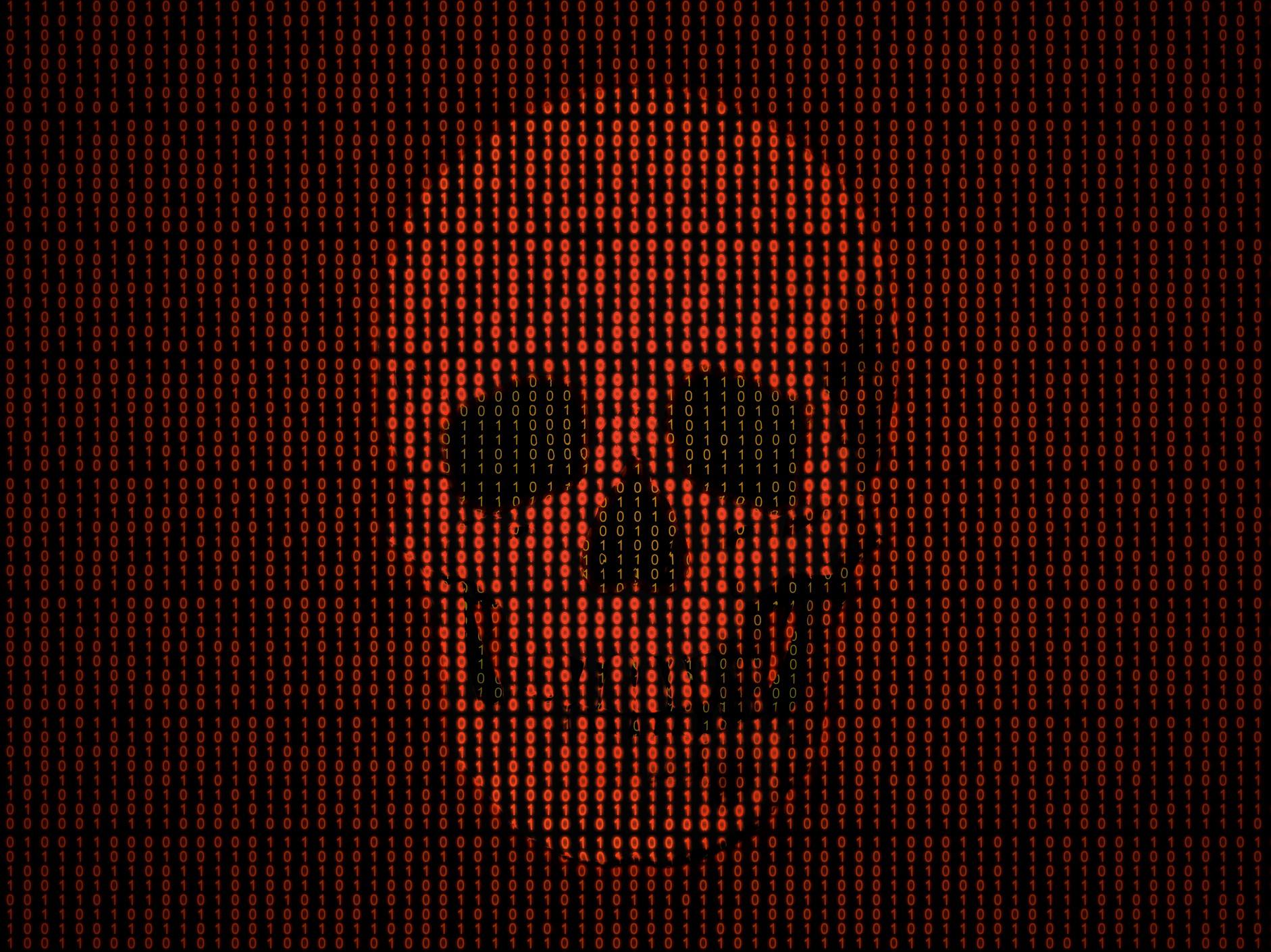 Hacker Skull Wallpaper