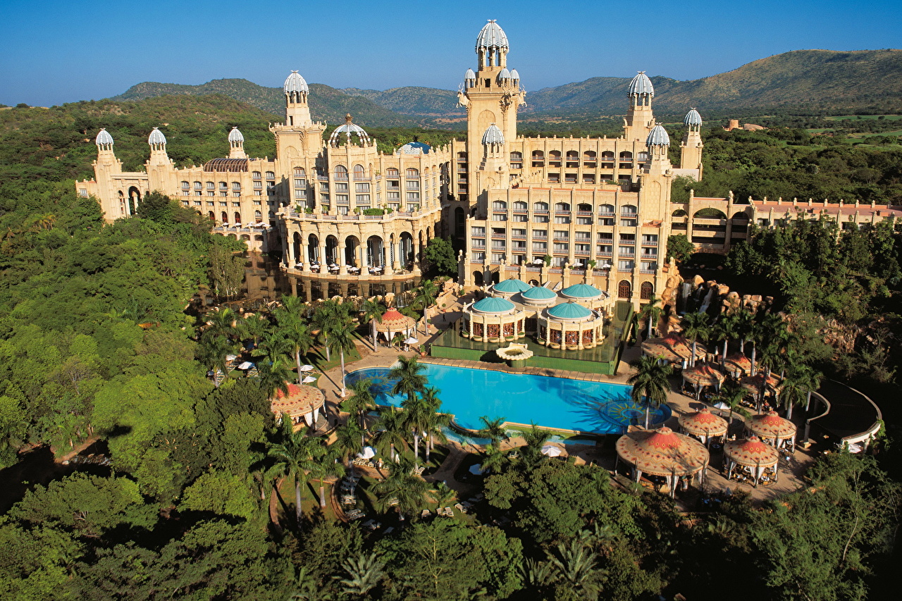 Wallpaper Africa South Africa Sun City Cities Building