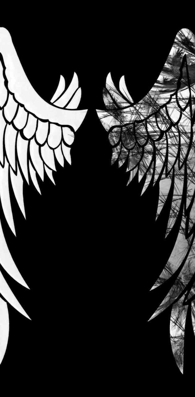 Black And White Wings Wallpapers - Wallpaper Cave