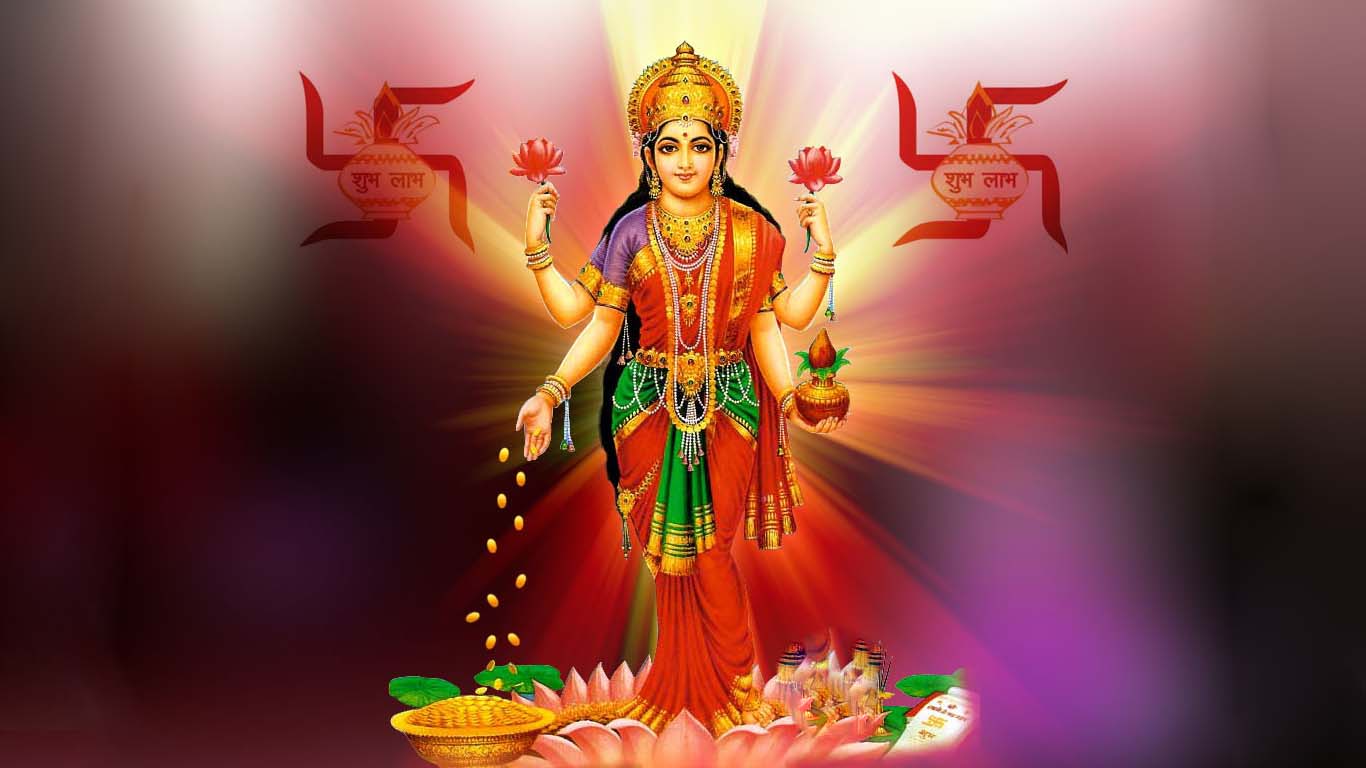Maa Laxmi HD Wallpaper For Mobile. Goddess Maa Lakshmi