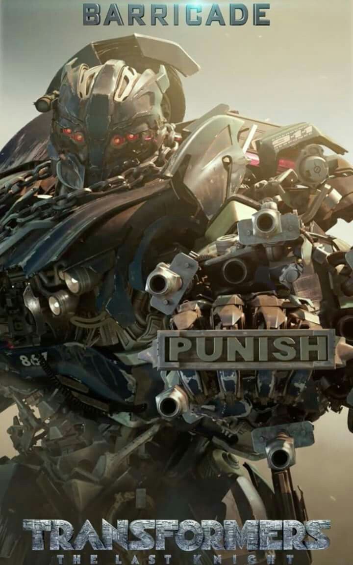 Transformers The Last Knight Barricade. Transformers, Transformers movie, Transformers characters