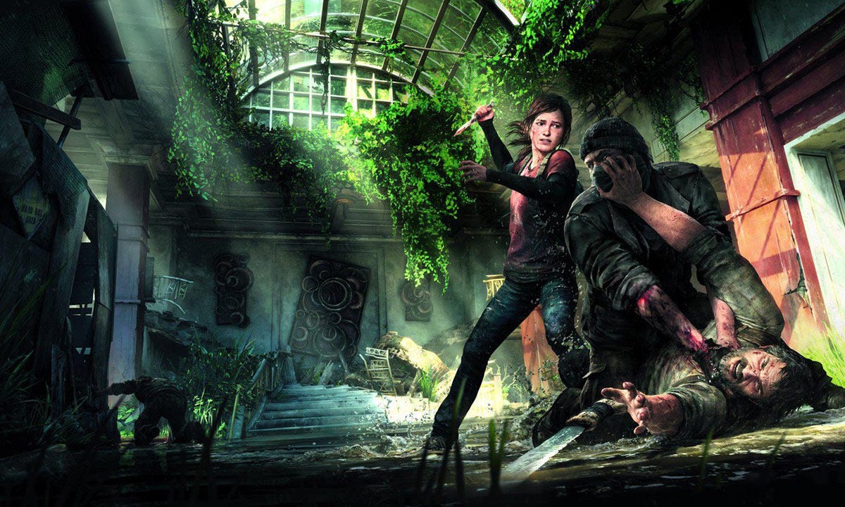 Terrifying art from game The Last of Us (picture)
