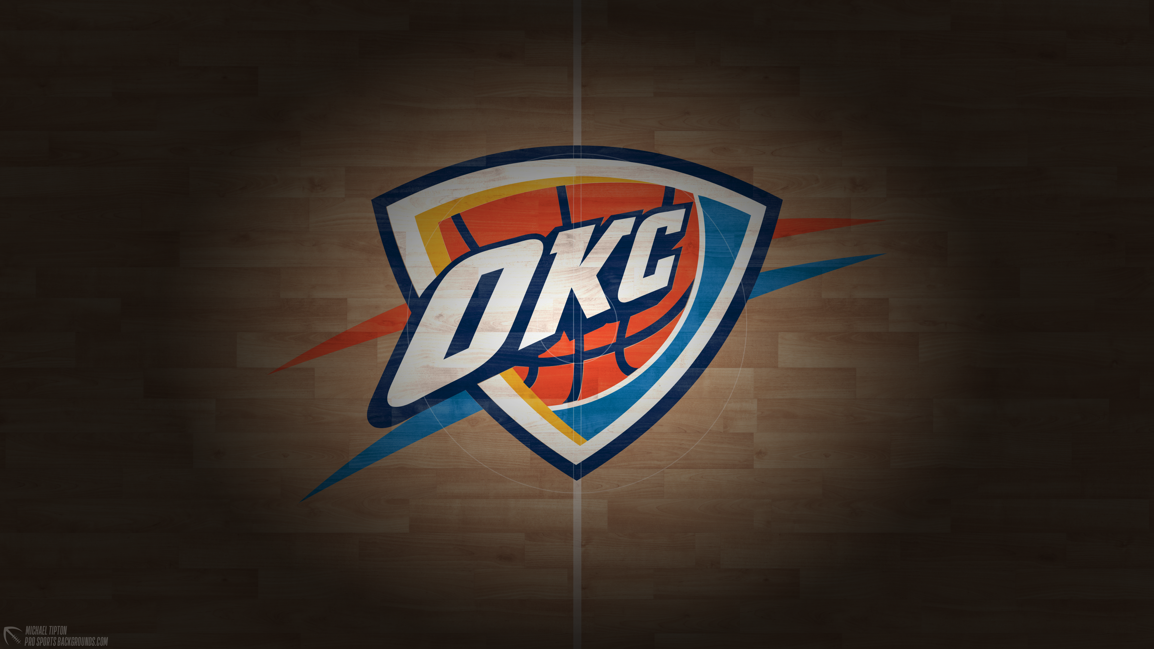 Oklahoma City Thunder NBA Logo UHD 4K Wallpaper  Pixelz