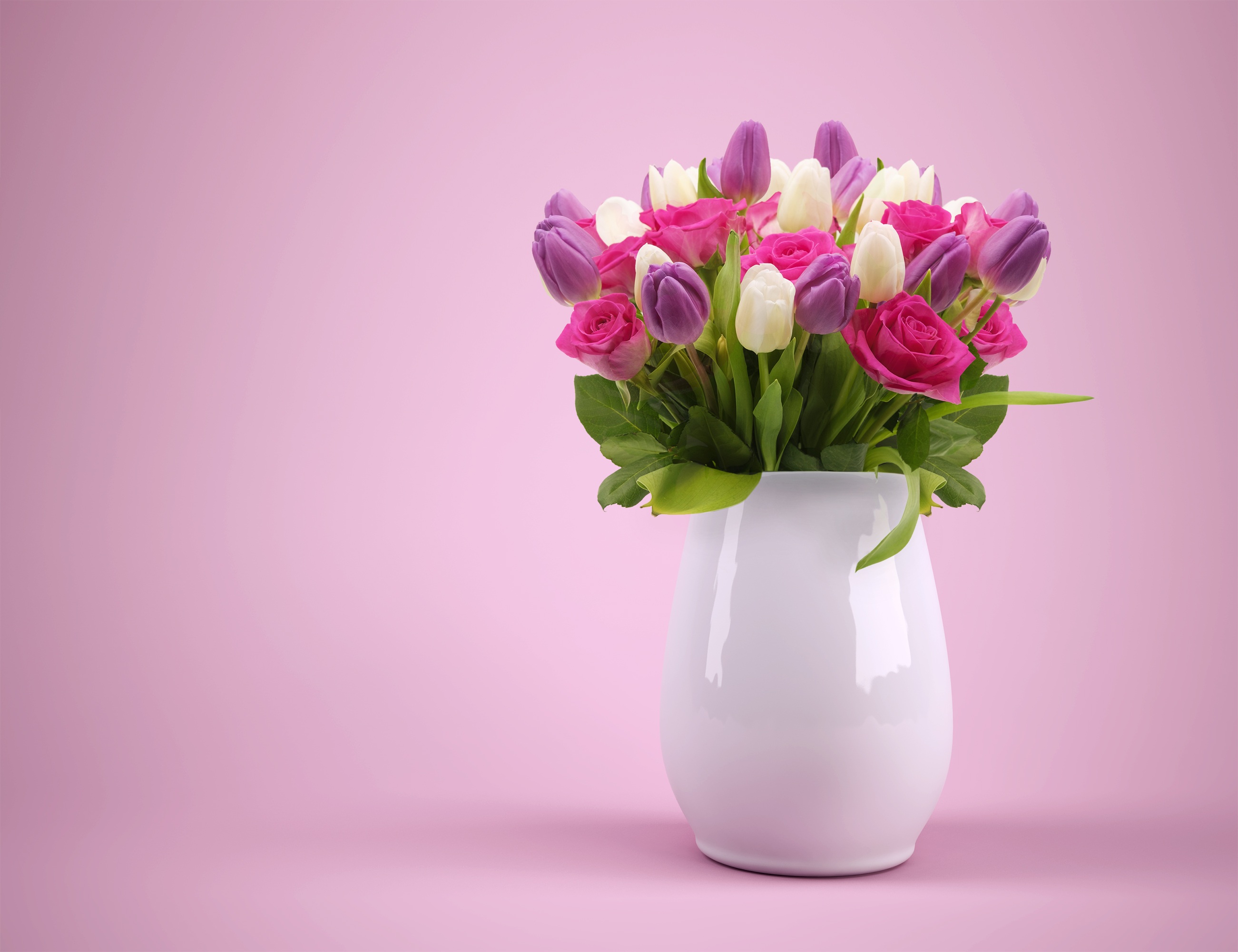 Spring Flower Vase Wallpapers - Wallpaper Cave
