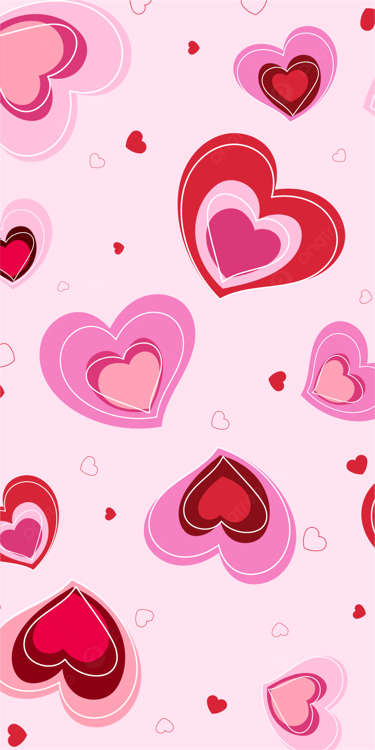 Valentines Day Lovely Hearts Wallpaper Background, Valentine S Day, Love, Cute Background Image for Free Download