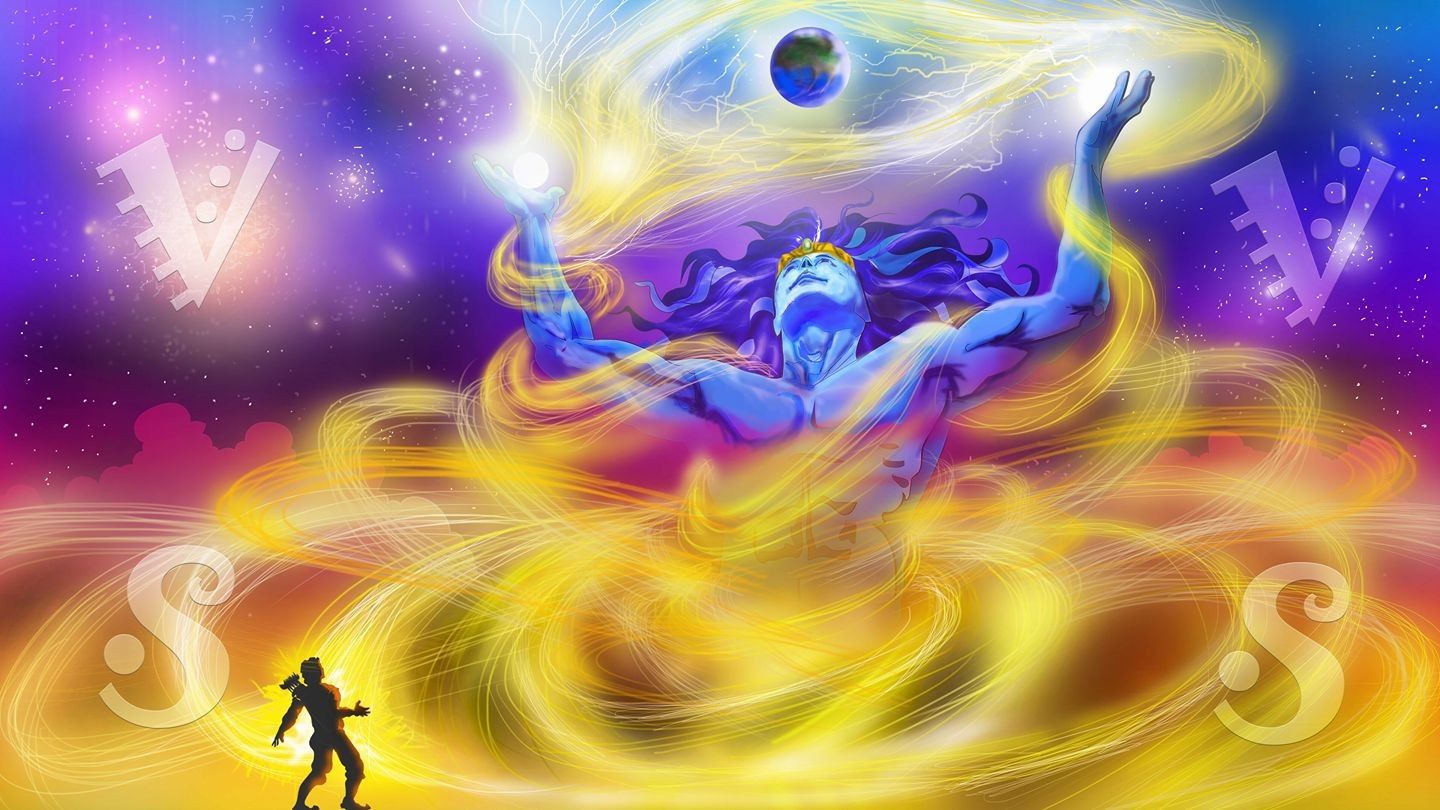 Vishnu Protector Of The Universe. Lord Shiva Painting, God Artwork, Goddess Artwork