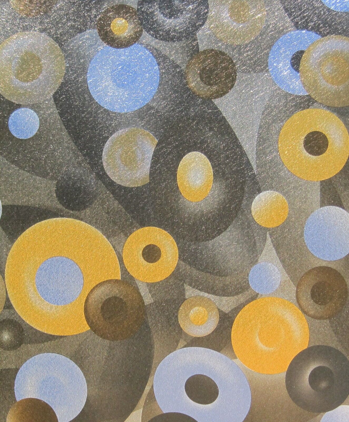 YORK SPARKLE GLITZ COLORFUL CIRCLES & OVALS wallpaper Double Roll