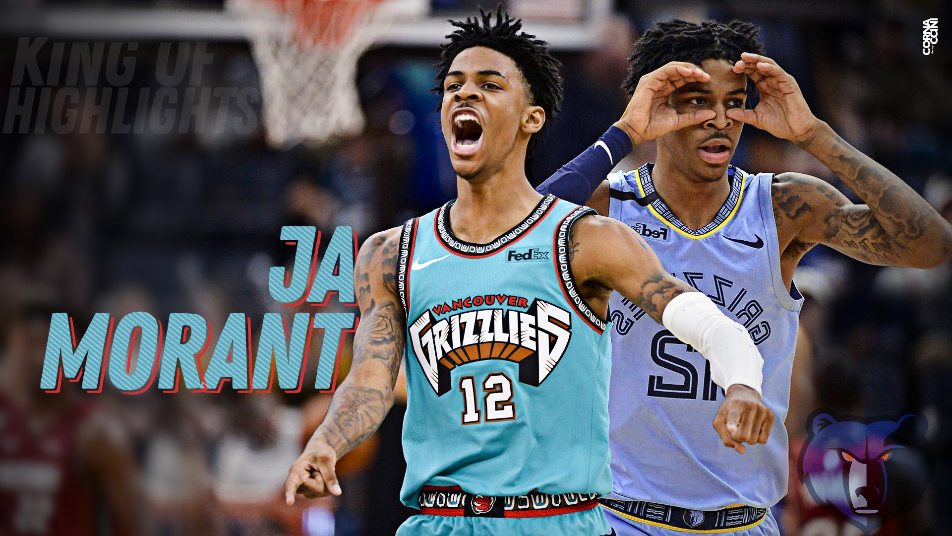 JA MORANT WALLPAPER ROOKIE OF THE YEAR