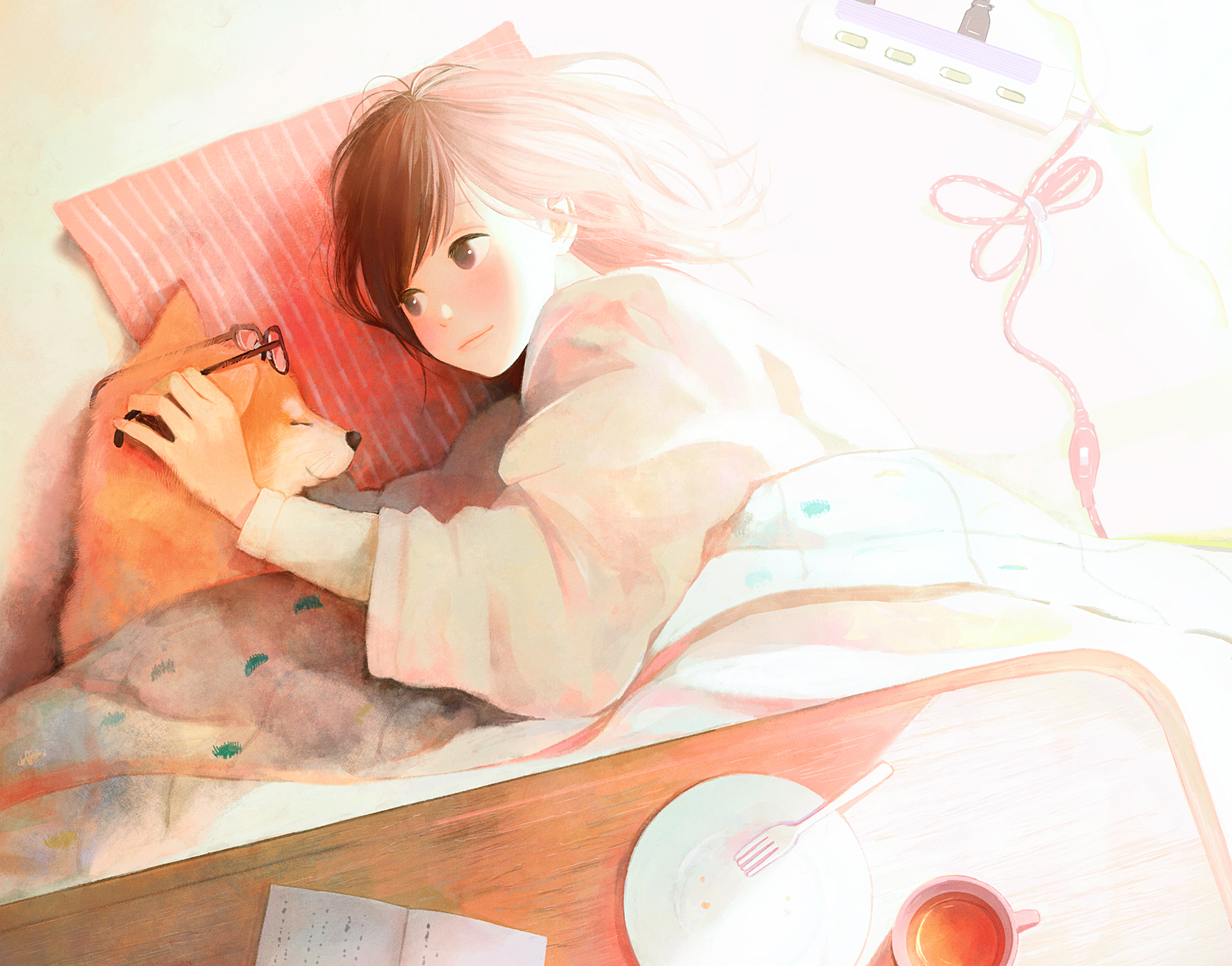 Original Wallpaper Background Image. #girl #anime If you enjoy. Pls follow me. Thanks <3. Anime art, Anime, Cute art