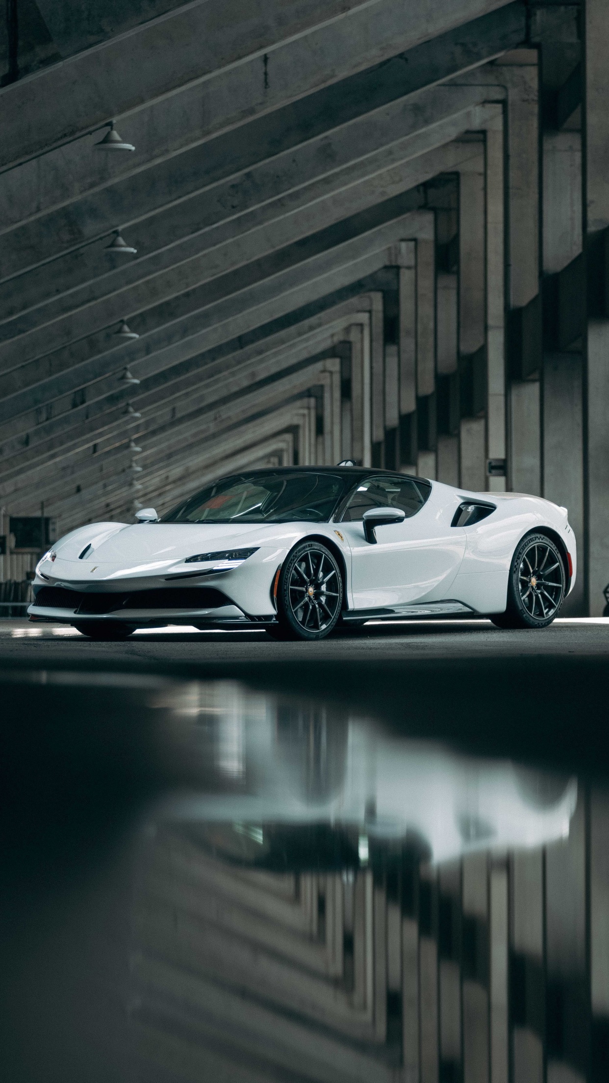 Ferrari SF90 Stradale Assetto Fiorano Wallpaper 4K, Hybrid Supercar, 2021, Cars