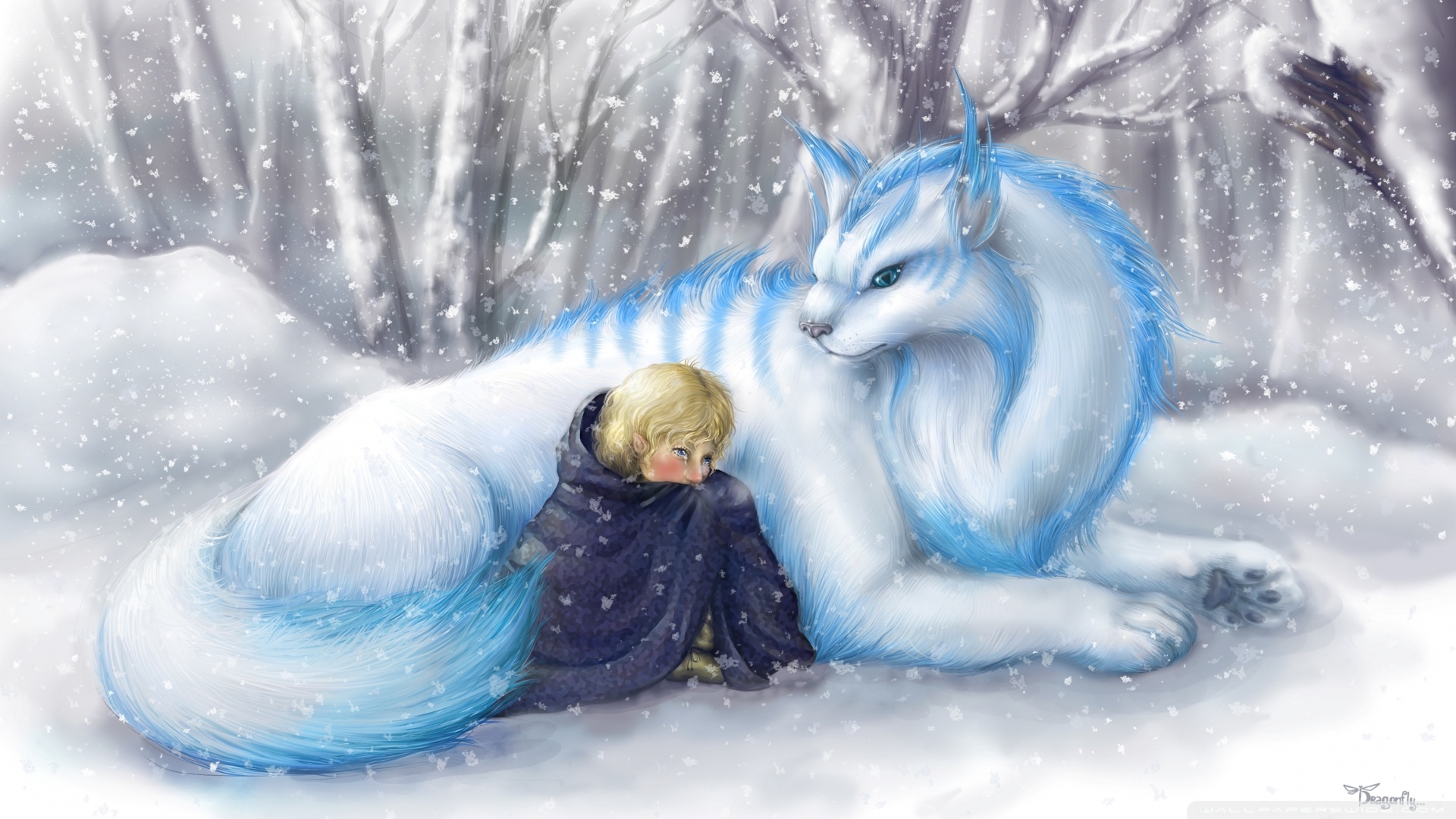 Winter Story Ultra HD Desktop Background Wallpaper for 4K UHD TV, Tablet