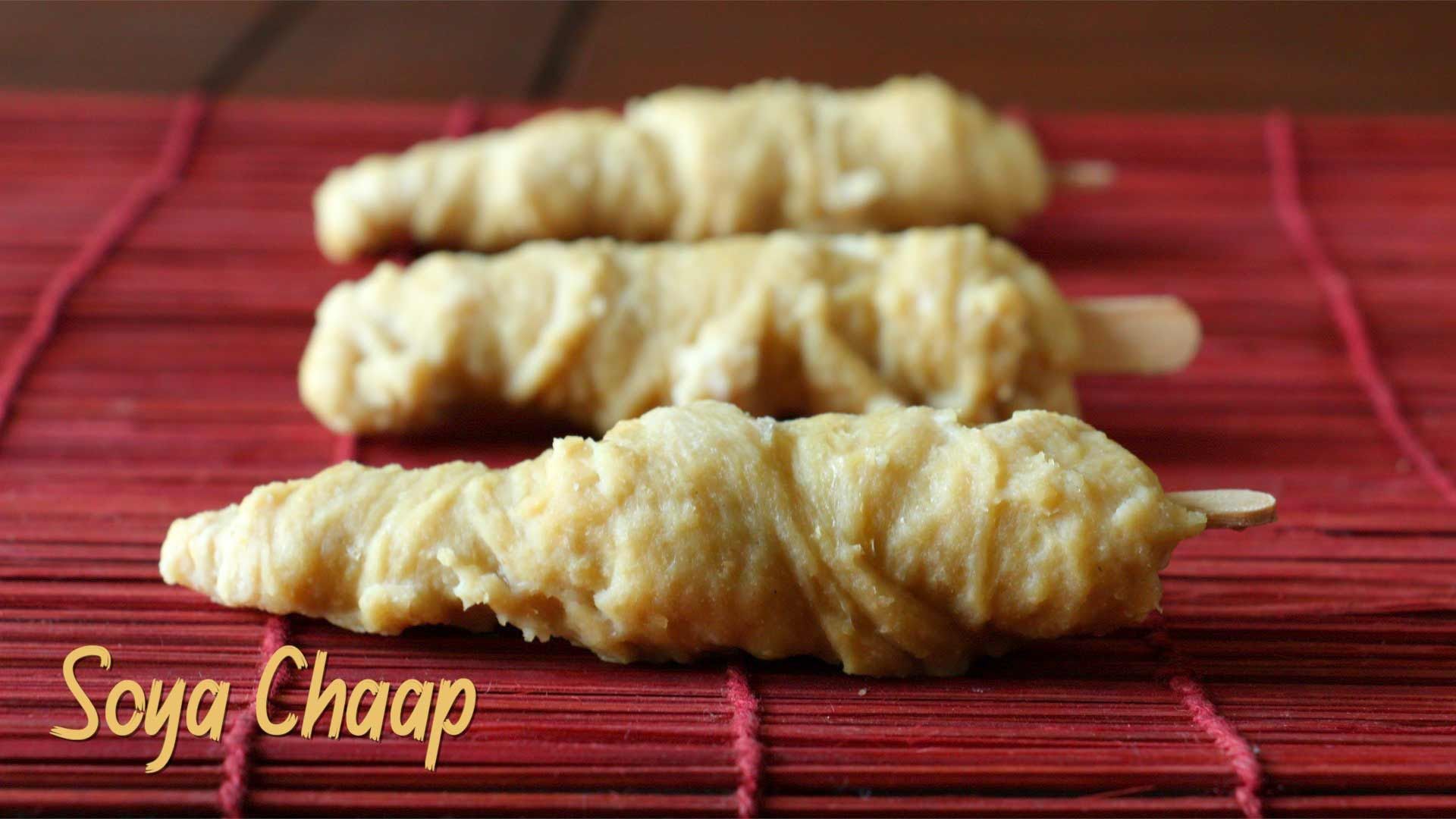 Soya Chaap Recipe. How is Soya Chaap Made. Soya Sticks Recipe. Recipe. Recipes, No dairy recipes, Vegetarian recipes