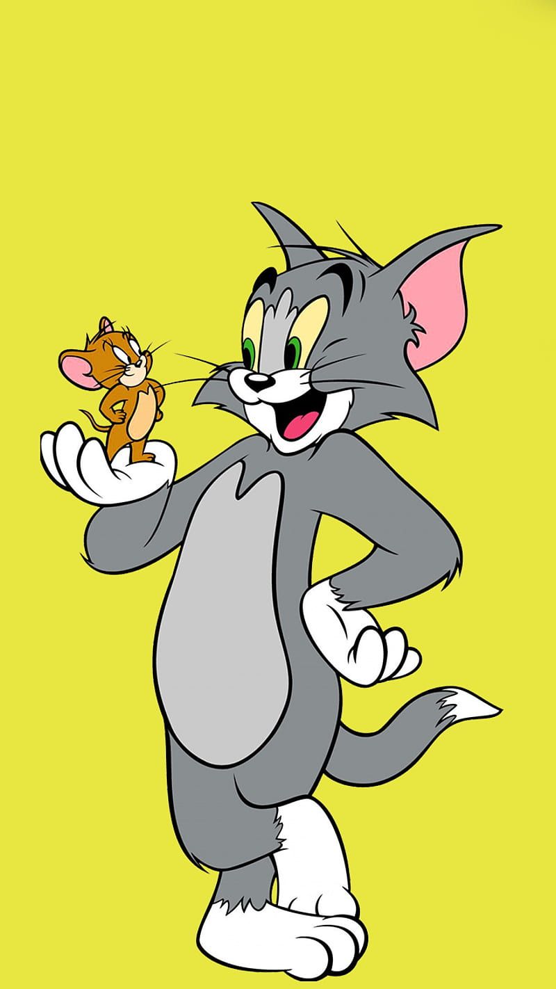 Tom And Jerry Wallpaper Discover more American, Animated, Character, Comedy, Cute wallpaper.. Tom and jerry wallpaper, Cartoon drawings, Cute cartoon wallpaper