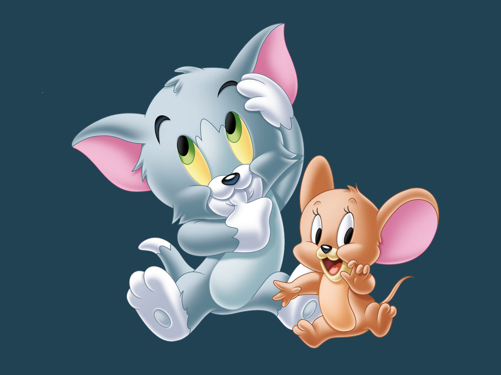 Tom And Jerry As Small Babies Desktop HD Wallpaper For Mobile Phones Tablet And Pc 2560x1600, Wallpaper13.com