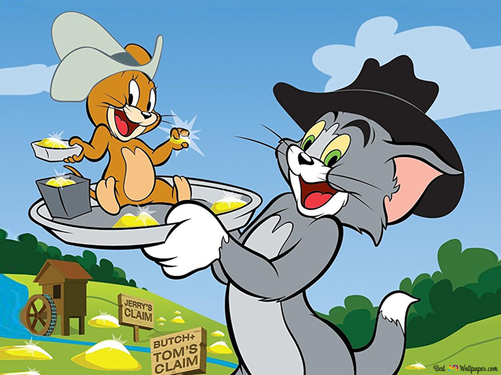 Tom and jerry go back in time 2K wallpaper download