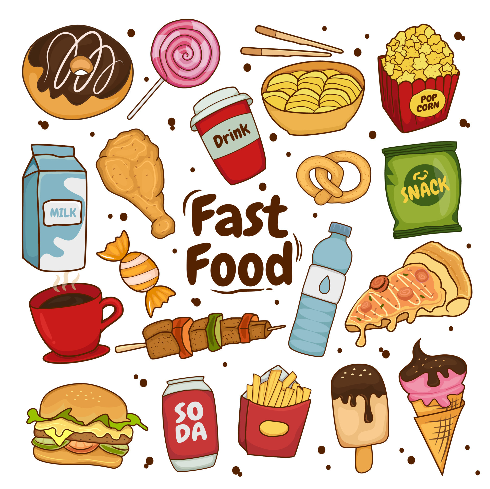 Food Doodle Wallpapers - Wallpaper Cave