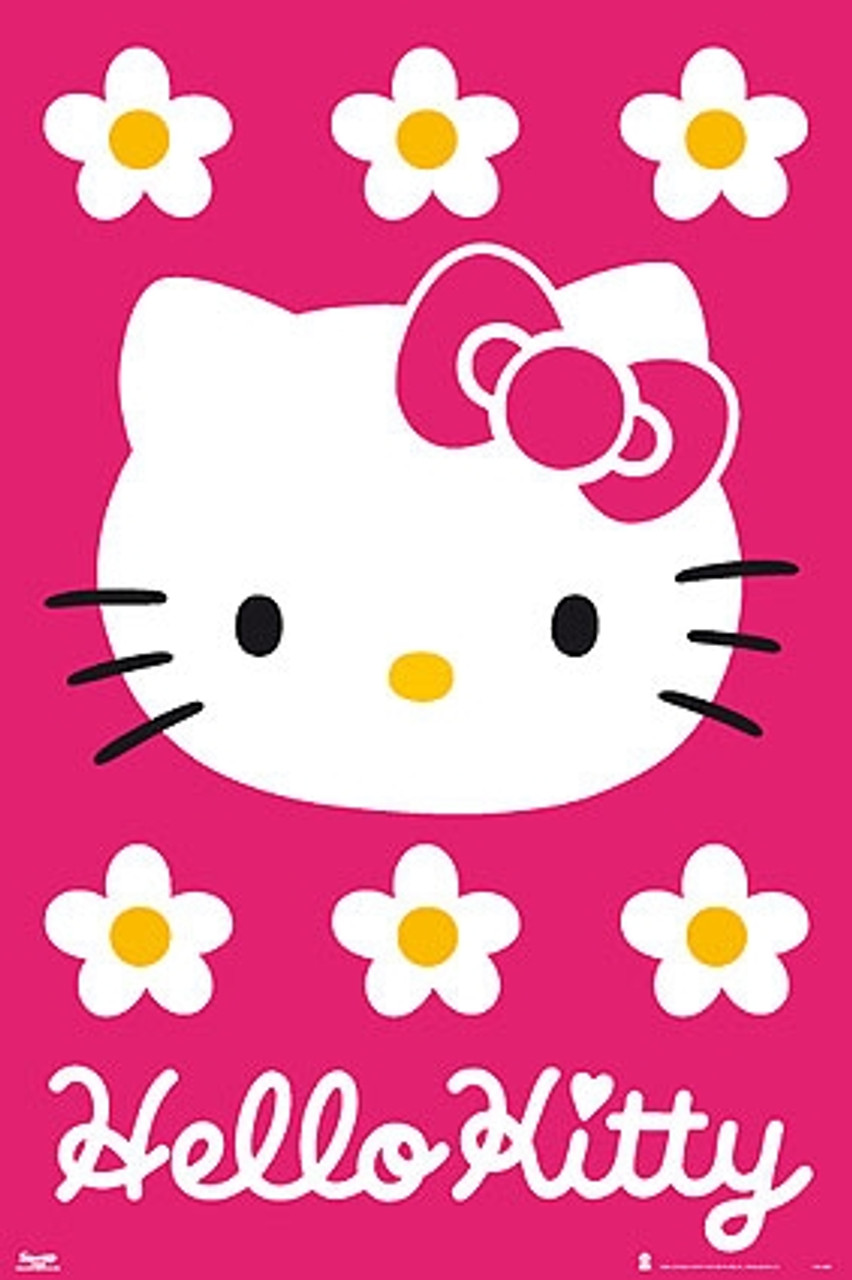 Hello Kitty Background Poster Poster Print # VARGPE4365
