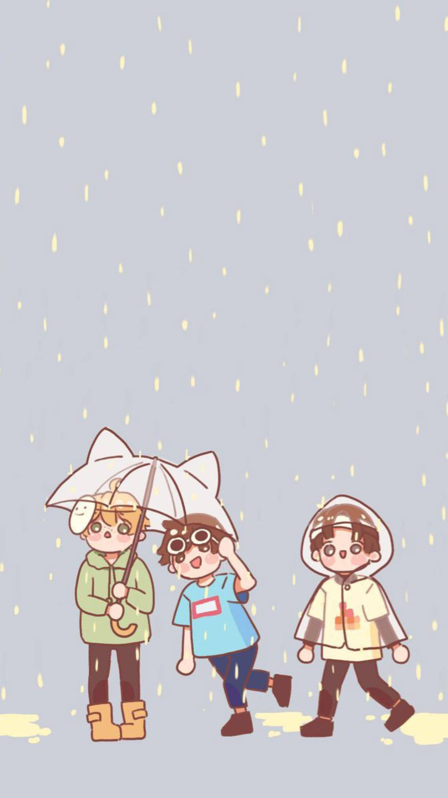 Download Dream Smp Friends Kawaii Art Wallpaper