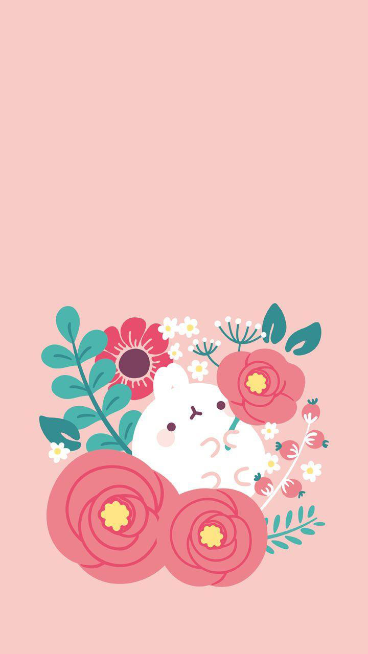 Cute Molang Wallpaper