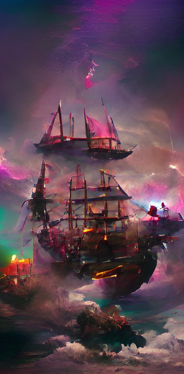 Flying Ship wallpaper