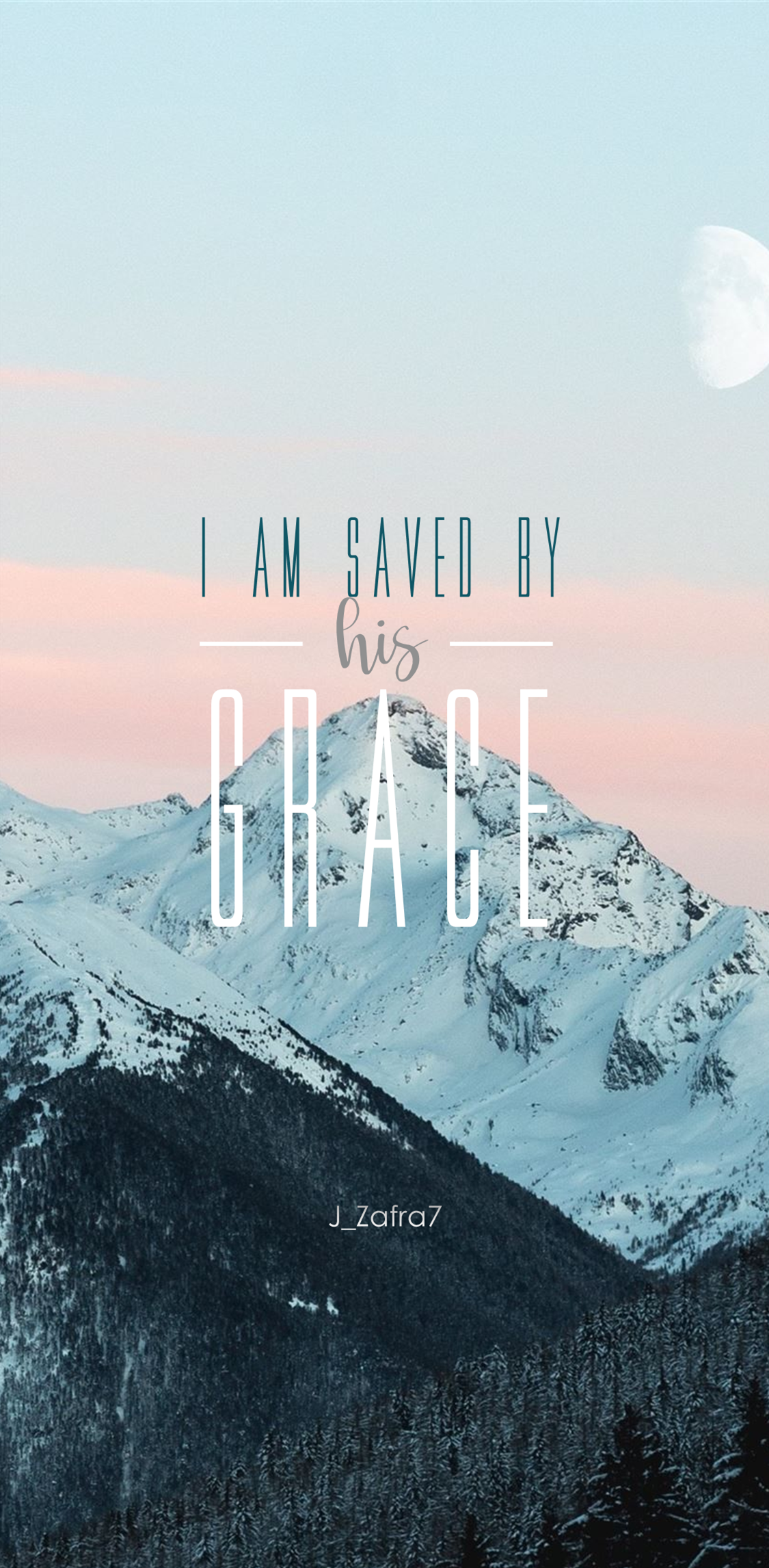 Imágenes Cristianas, Christian Wallpaper Free Christian Background- I am saved for His Grace