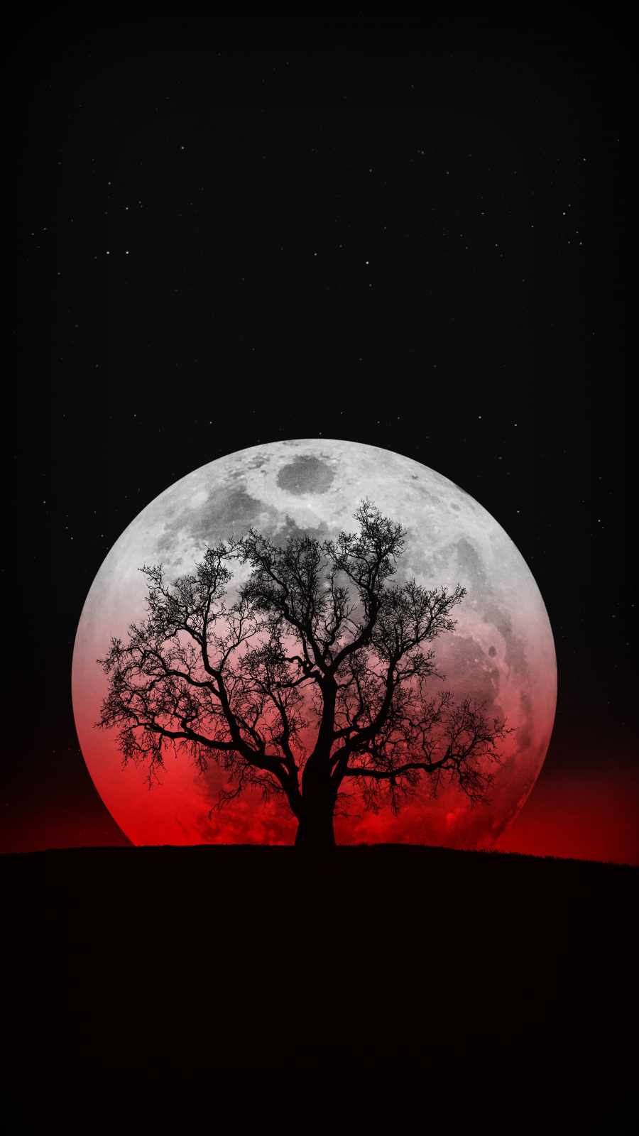 Blood Moon Tree IPhone Wallpaper Wallpaper, iPhone Wallpaper