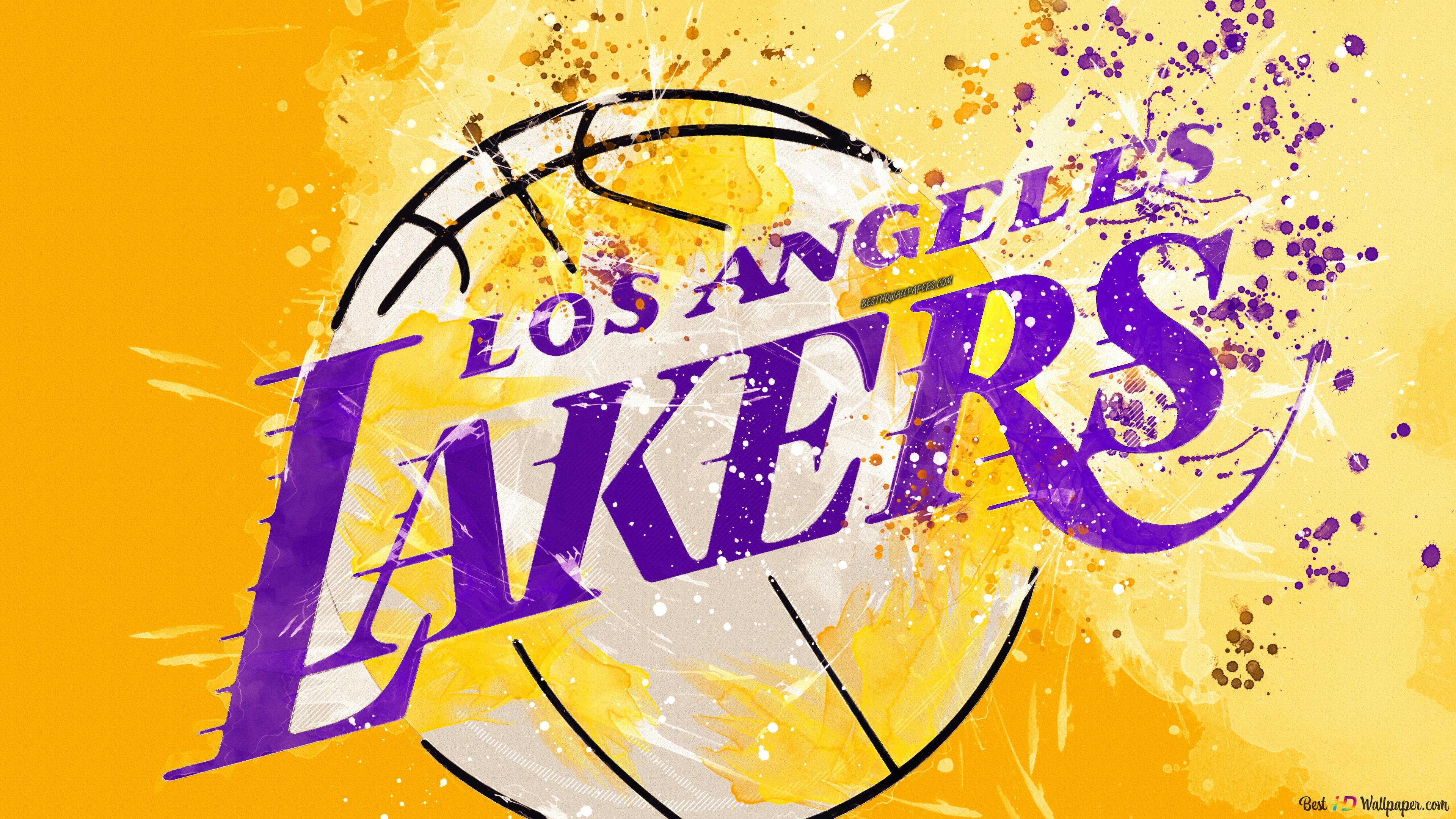 LA Lakers NBA 4K wallpaper download